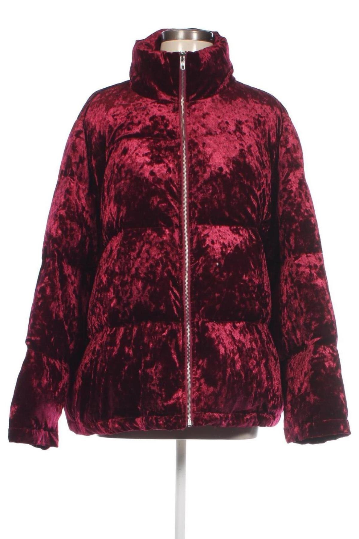 Γυναικείο μπουφάν SHEIN, Μέγεθος XXL, Χρώμα Κόκκινο, Τιμή 19,73 €