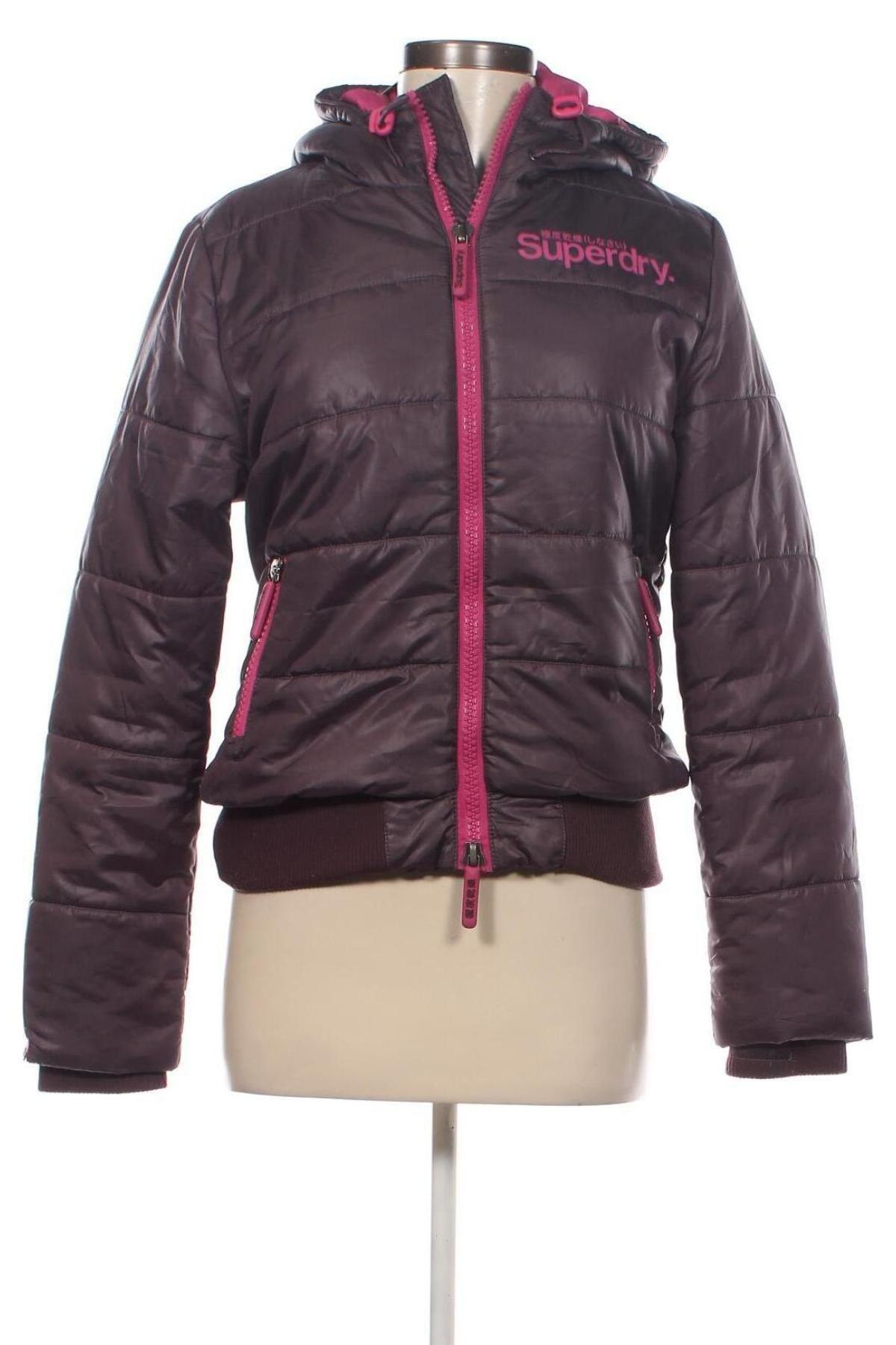 Dámska bunda  Superdry, Veľkosť S, Farba Fialová, Cena  52,73 €