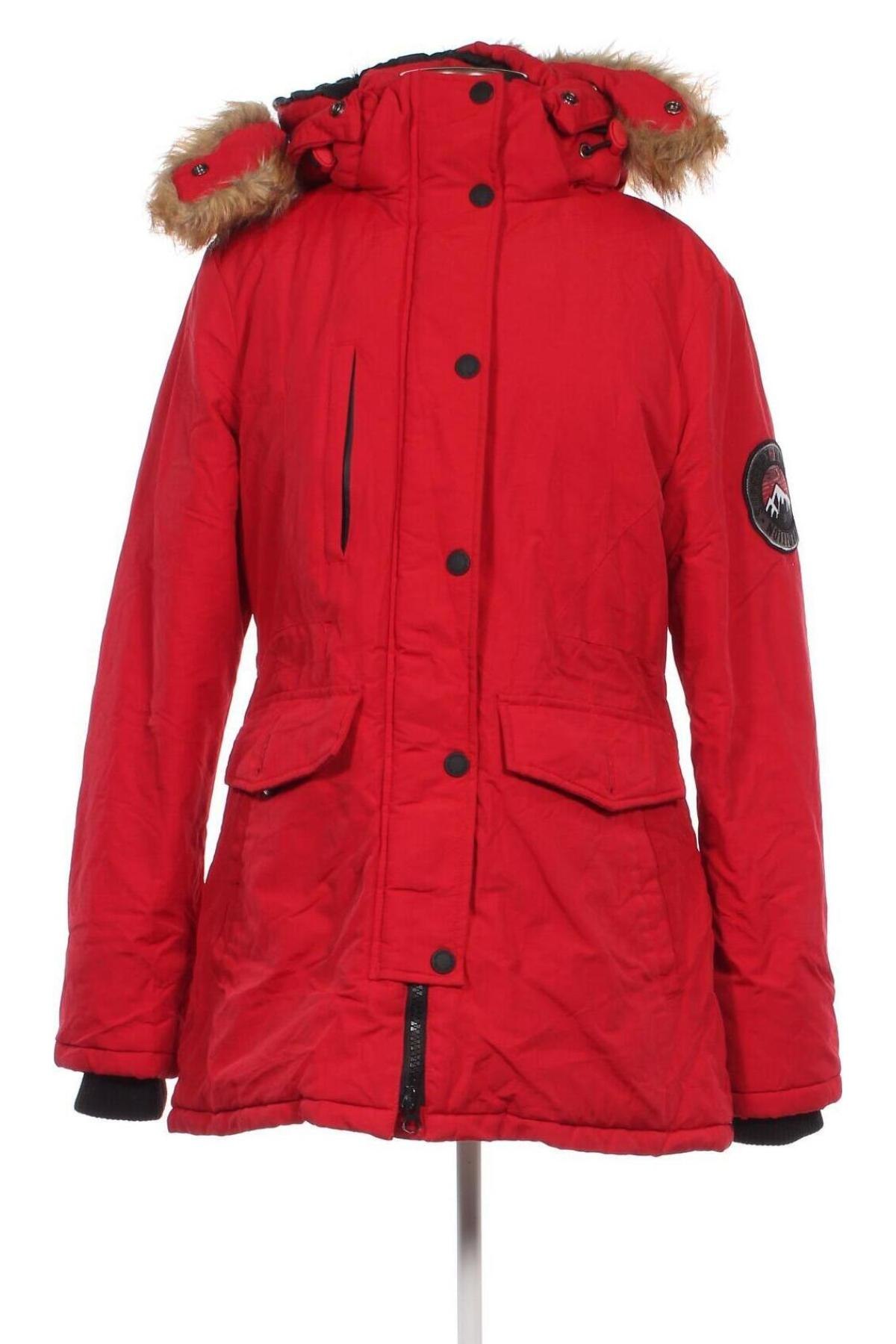 Γυναικείο μπουφάν Superdry, Μέγεθος M, Χρώμα Κόκκινο, Τιμή 33,94 €