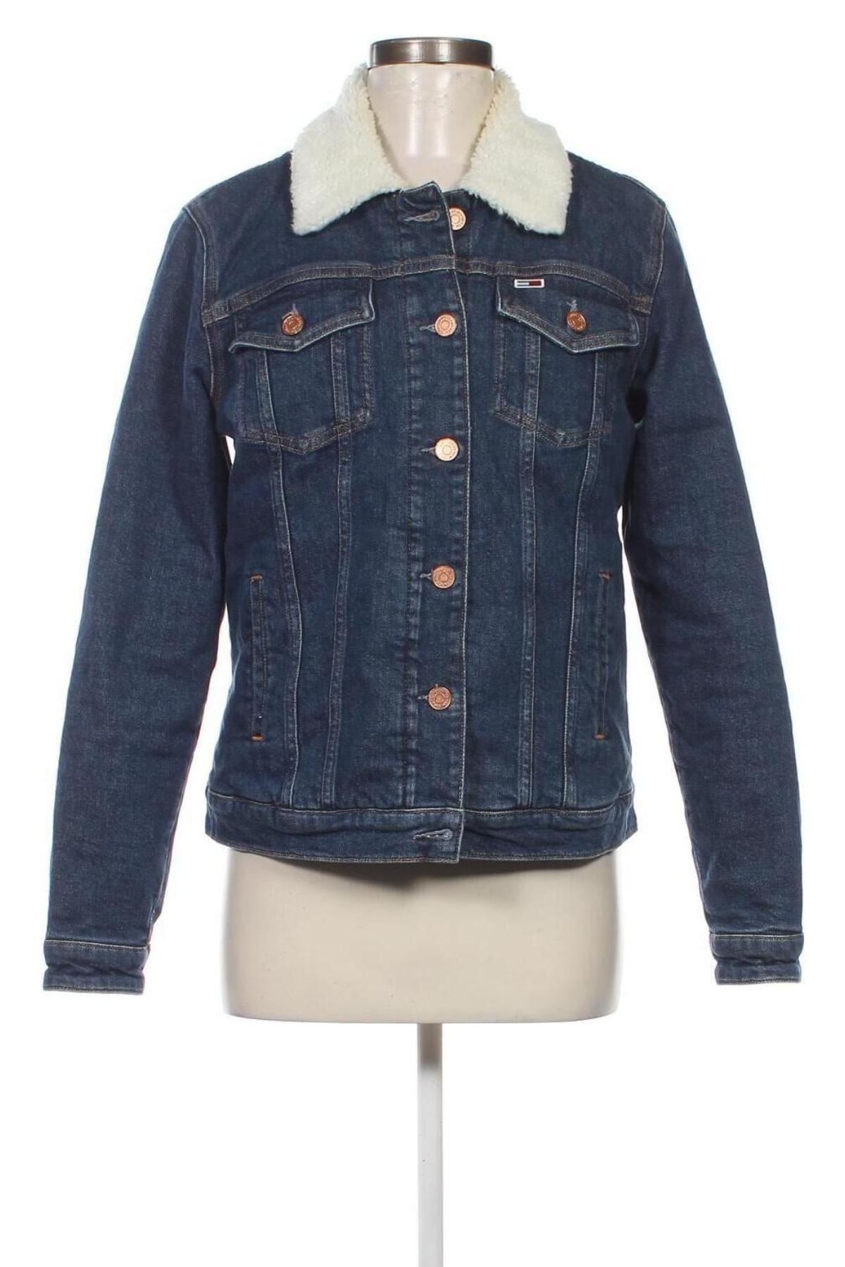 Dámska bunda  Tommy Jeans, Veľkosť M, Farba Modrá, Cena  54,43 €