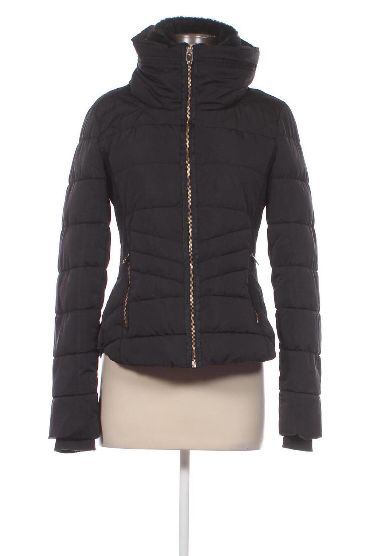Γυναικείο μπουφάν Zara, Μέγεθος M, Χρώμα Μαύρο, Τιμή 13,69 €