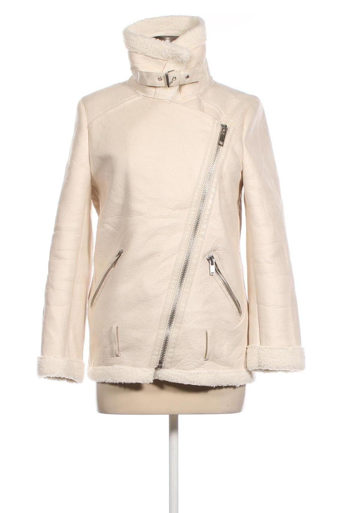 Γυναικείο μπουφάν Zara, Μέγεθος XS, Χρώμα Λευκό, Τιμή 25,36 €