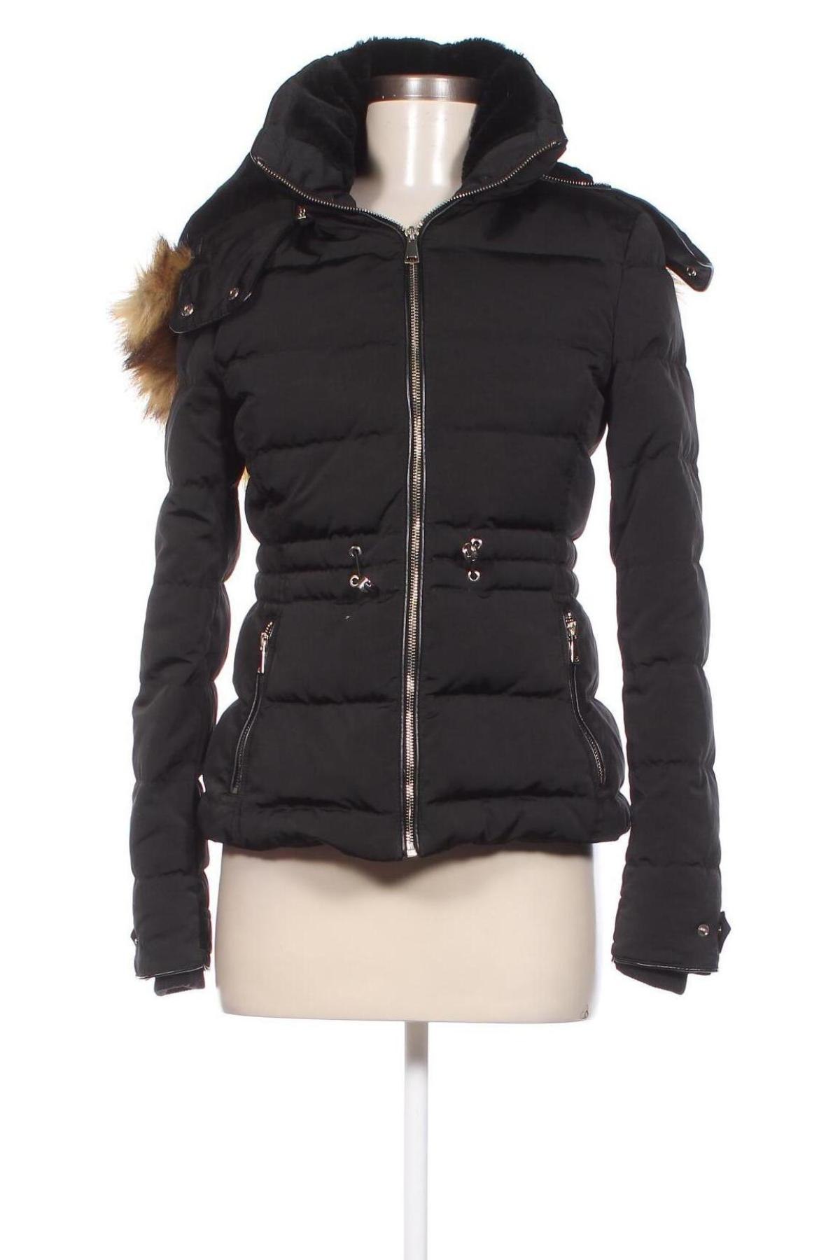 Γυναικείο μπουφάν Zara, Μέγεθος S, Χρώμα Μαύρο, Τιμή 14,28 €