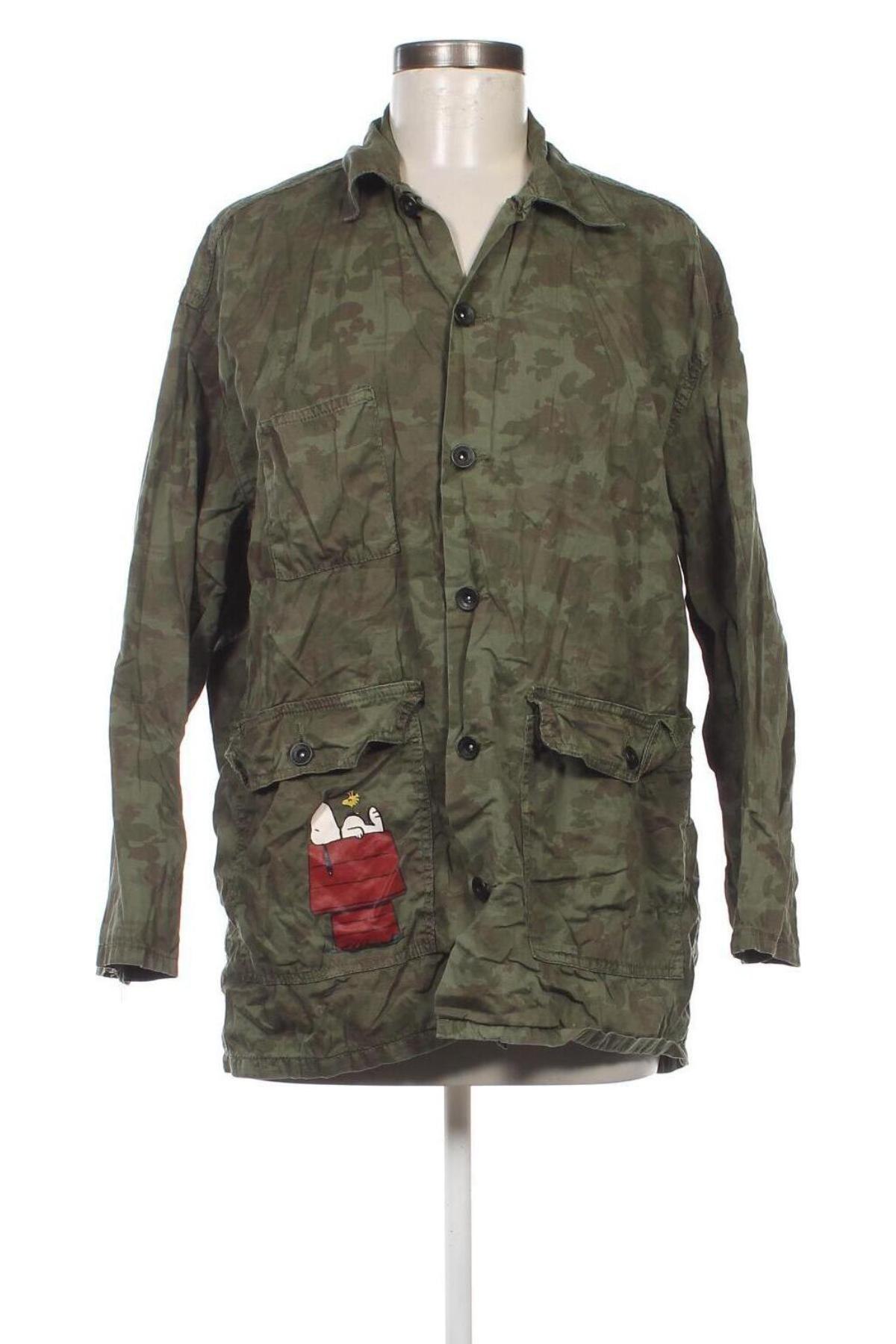 Γυναικείο μπουφάν Zara Trafaluc, Μέγεθος S, Χρώμα Πράσινο, Τιμή 10,39 €