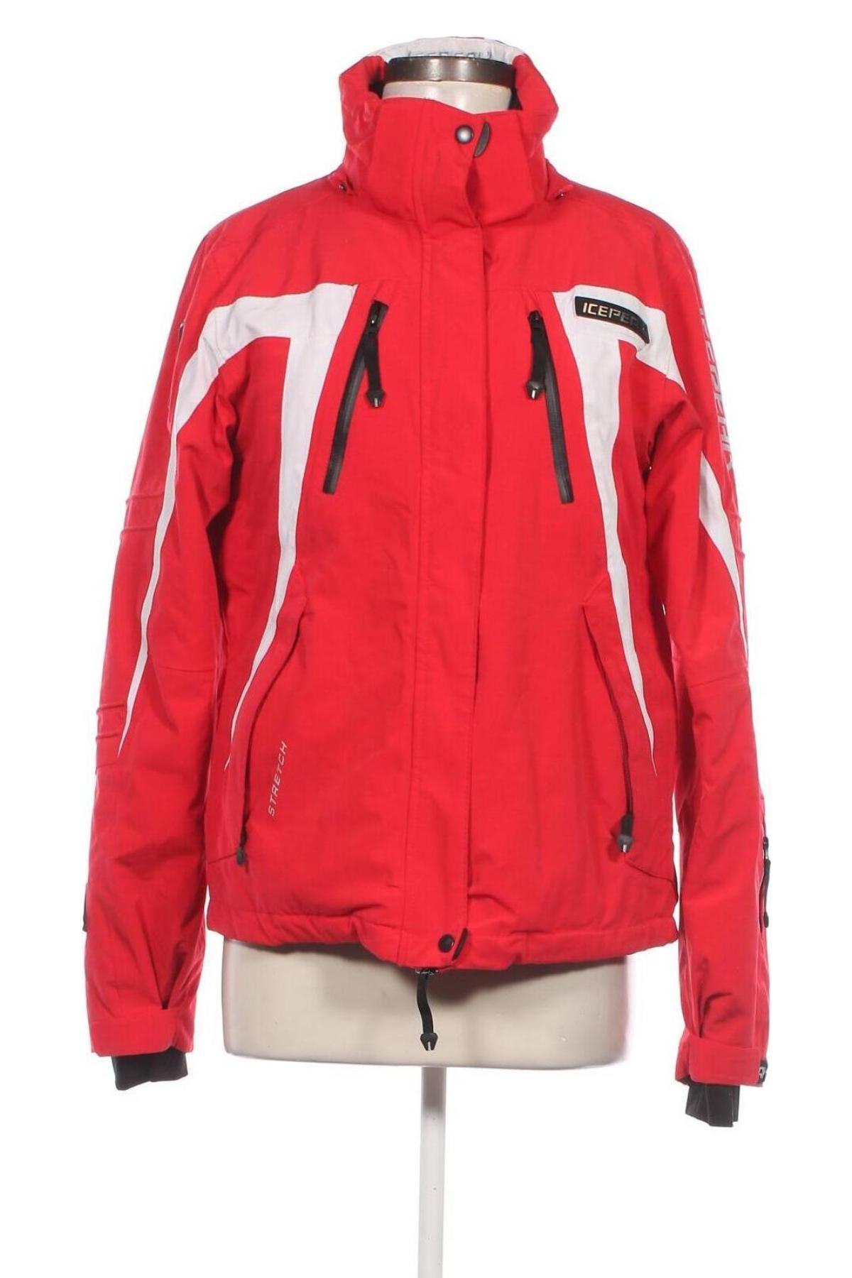 Γυναίκειο μπουφάν για χειμερινά σπορ Icepeak, Μέγεθος M, Χρώμα Κόκκινο, Τιμή 62,40 €