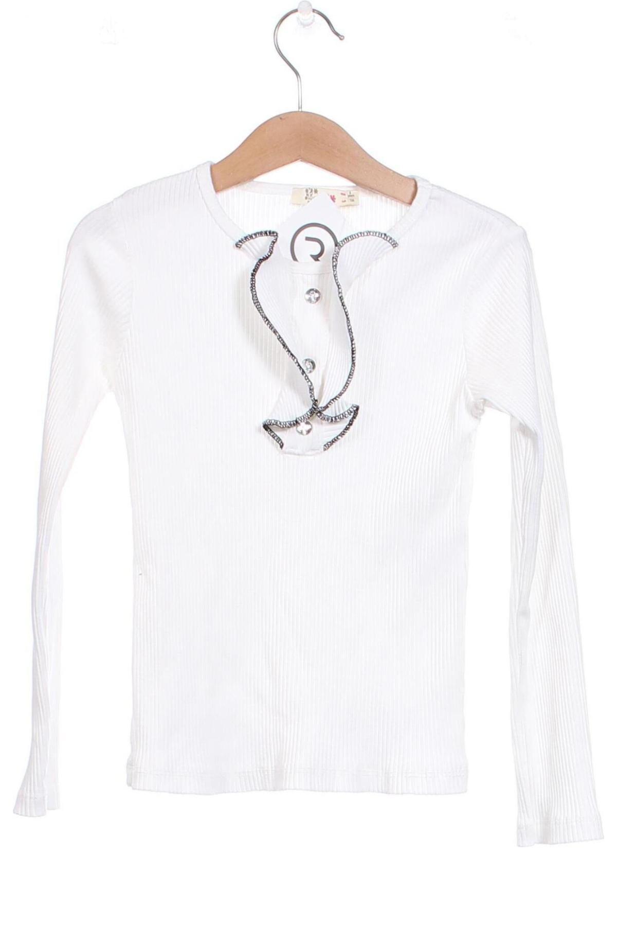 Kinder Shirt, Größe 7-8y/ 128-134 cm, Farbe Weiß, Preis 6,14 €