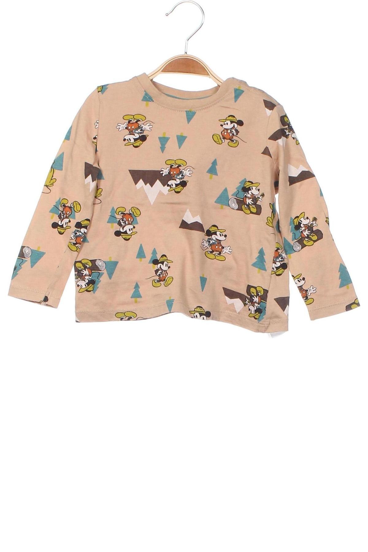 Детска блуза Disney, Размер 18-24m/ 86-98 см, Цвят Бежов, Цена 6,48 лв.