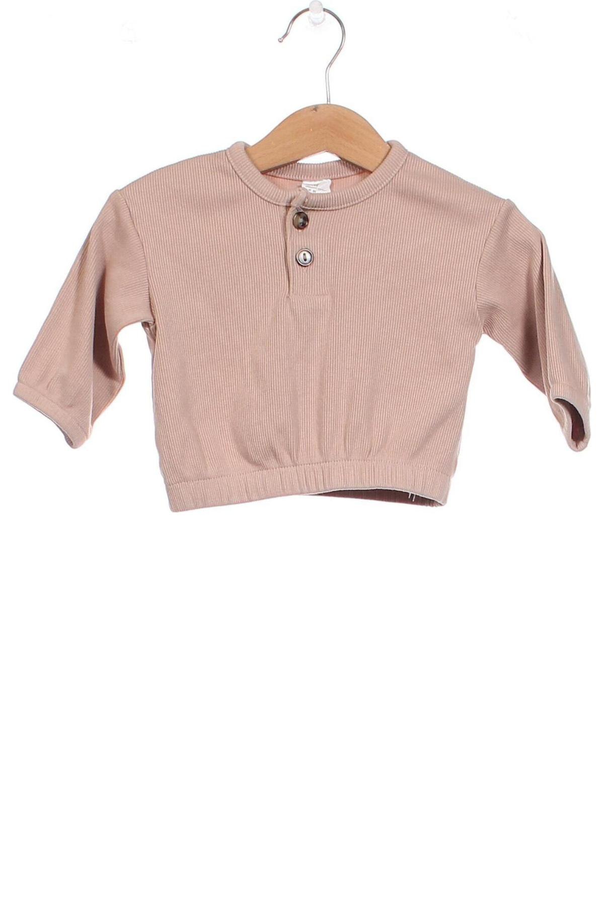 Παιδική μπλούζα H&M, Μέγεθος 3-6m/ 62-68 εκ., Χρώμα  Μπέζ, Τιμή 7,15 €