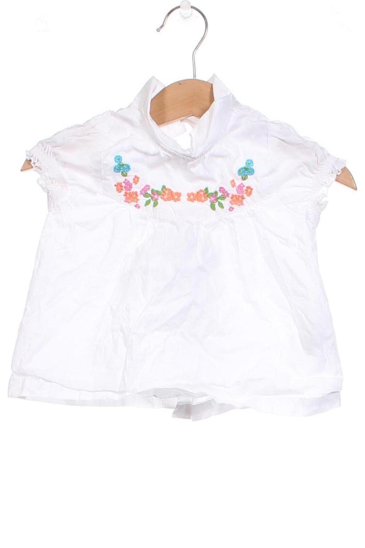 Kinder Shirt H&M, Größe 3-6m/ 62-68 cm, Farbe Weiß, Preis € 3,32