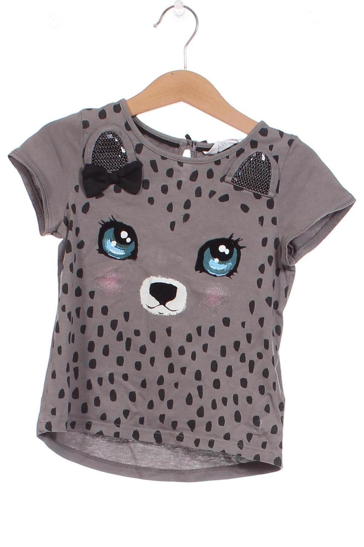 Dziecięca bluzka H&M, Rozmiar 2-3y/ 98-104 cm, Kolor Szary, Cena 27,03 zł