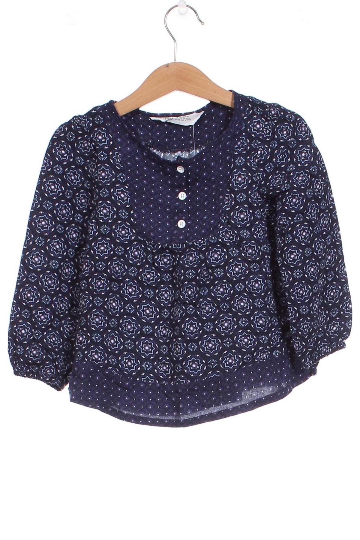 Kinder Shirt H&M, Größe 2-3y/ 98-104 cm, Farbe Blau, Preis 3,25 €