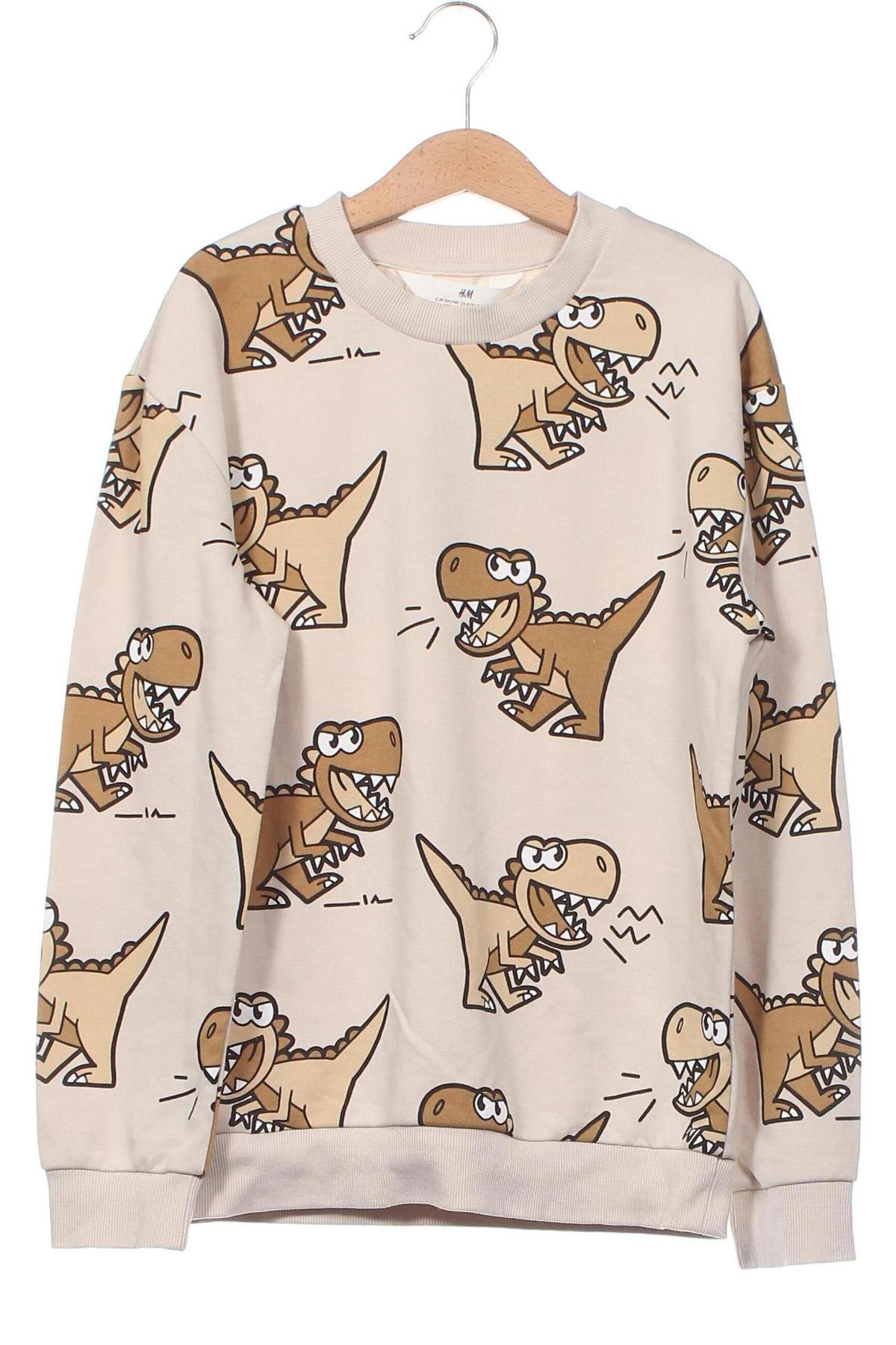 Kinder Shirt H&M, Größe 8-9y/ 134-140 cm, Farbe Beige, Preis 3,32 €