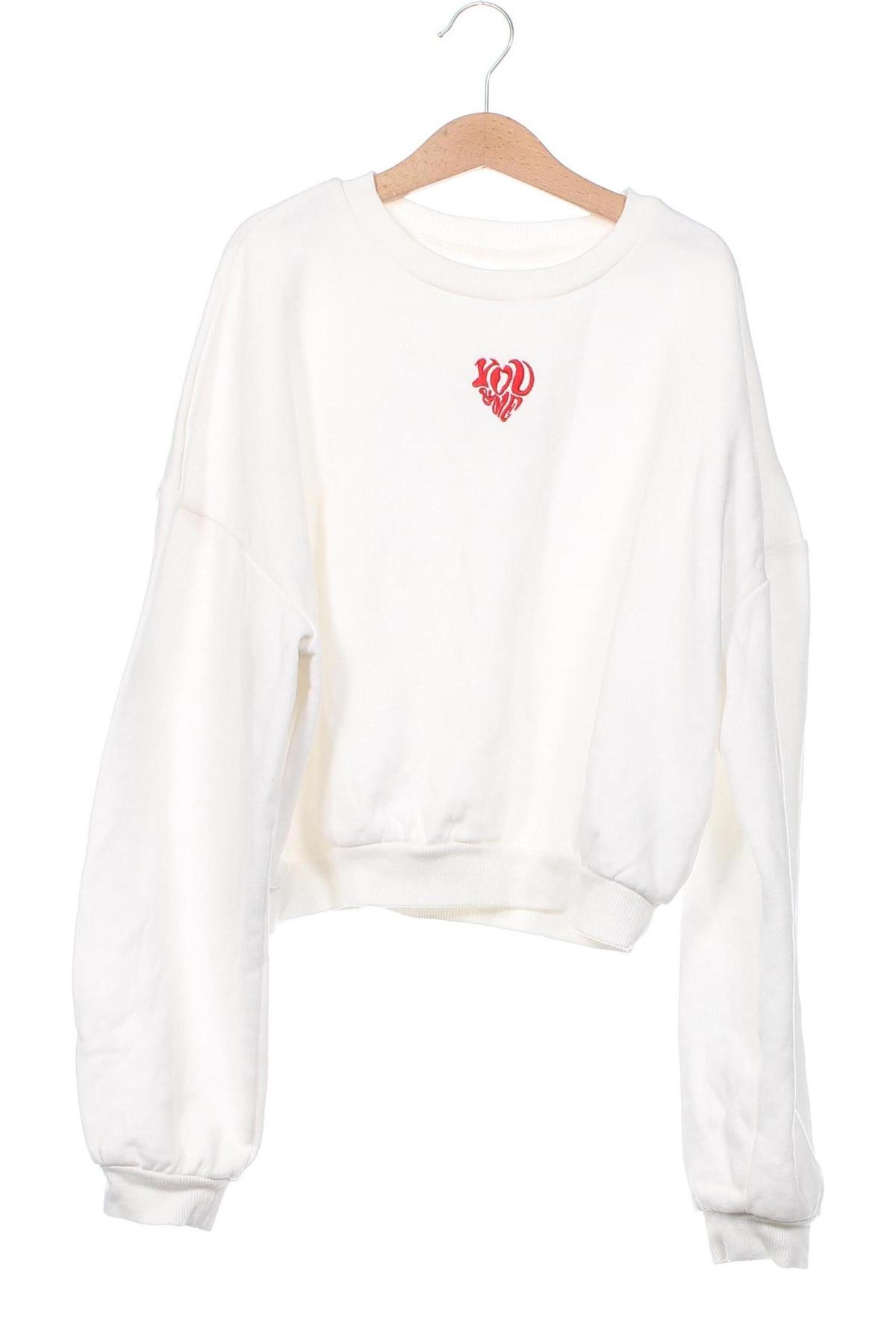 Детска блуза H&M, Размер 12-13y/ 158-164 см, Цвят Бял, Цена 9,68 лв.