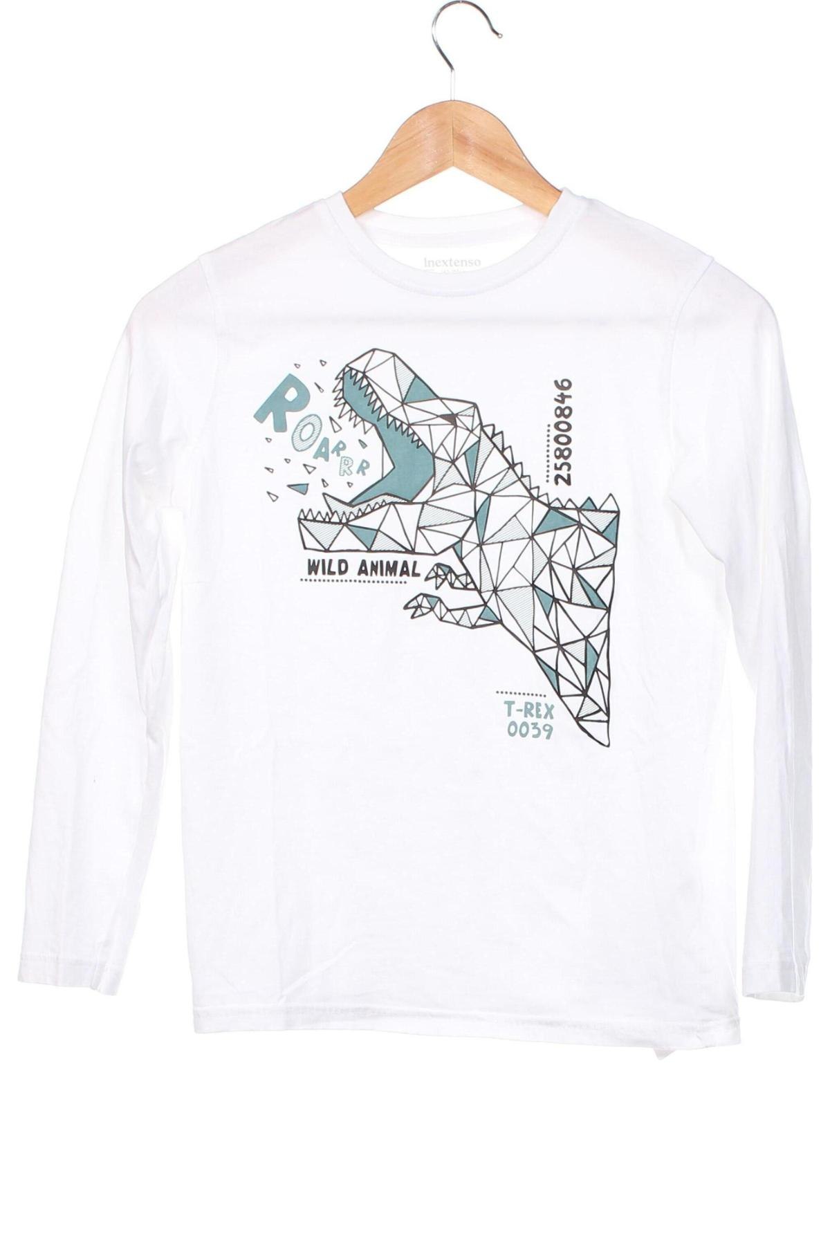Kinder Shirt In Extenso, Größe 10-11y/ 146-152 cm, Farbe Weiß, Preis 3,32 €