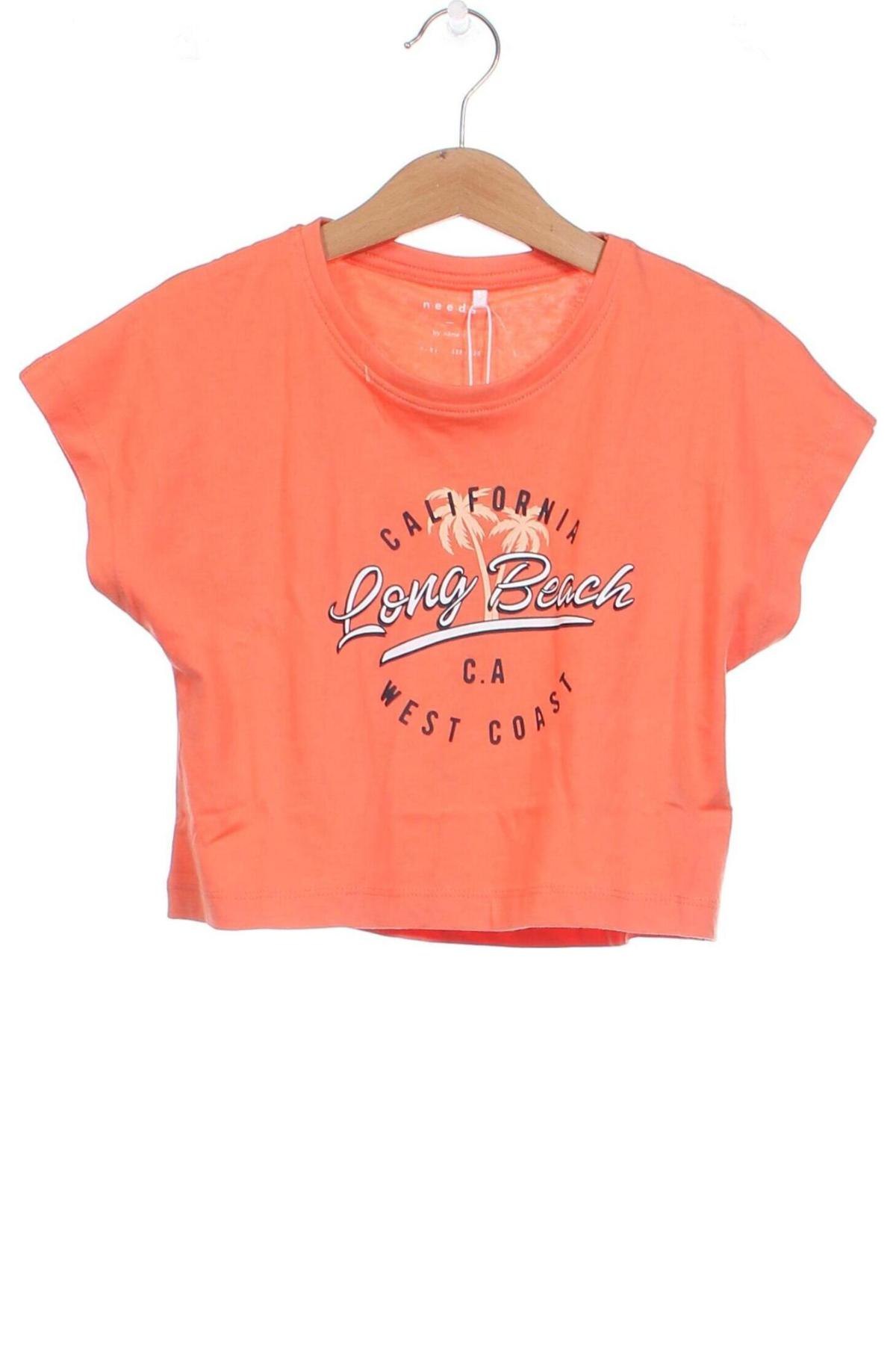 Dziecięca bluzka Name It, Rozmiar 6-7y/ 122-128 cm, Kolor Pomarańczowy, Cena 47,58 zł