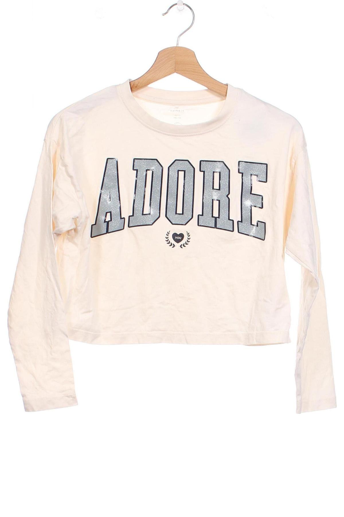 Kinder Shirt Name It, Größe 10-11y/ 146-152 cm, Farbe Ecru, Preis € 3,37