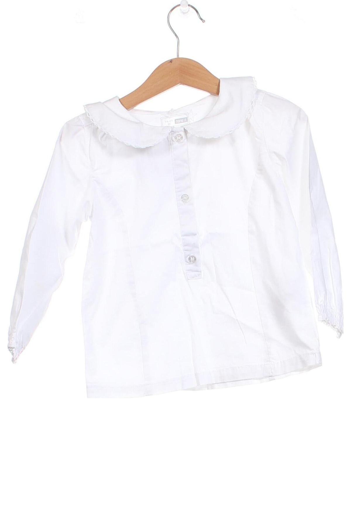 Dziecięca bluzka Name It, Rozmiar 18-24m/ 86-98 cm, Kolor Biały, Cena 28,82 zł