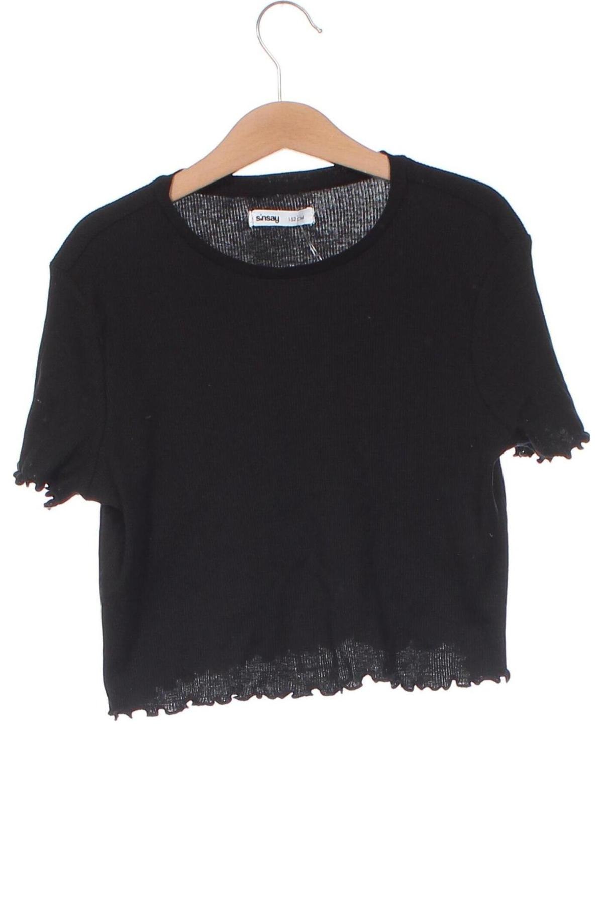 Παιδική μπλούζα Sinsay, Μέγεθος 10-11y/ 146-152 εκ., Χρώμα Μαύρο, Τιμή 3,32 €
