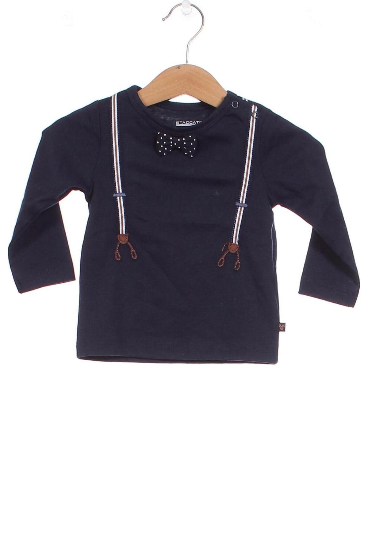 Kinder Shirt Staccato, Größe 3-6m/ 62-68 cm, Farbe Blau, Preis 26,29 €