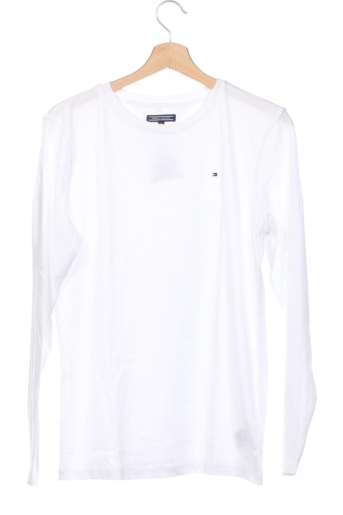 Dziecięca bluzka Tommy Hilfiger, Rozmiar 15-18y/ 170-176 cm, Kolor Biały, Cena 107,42 zł