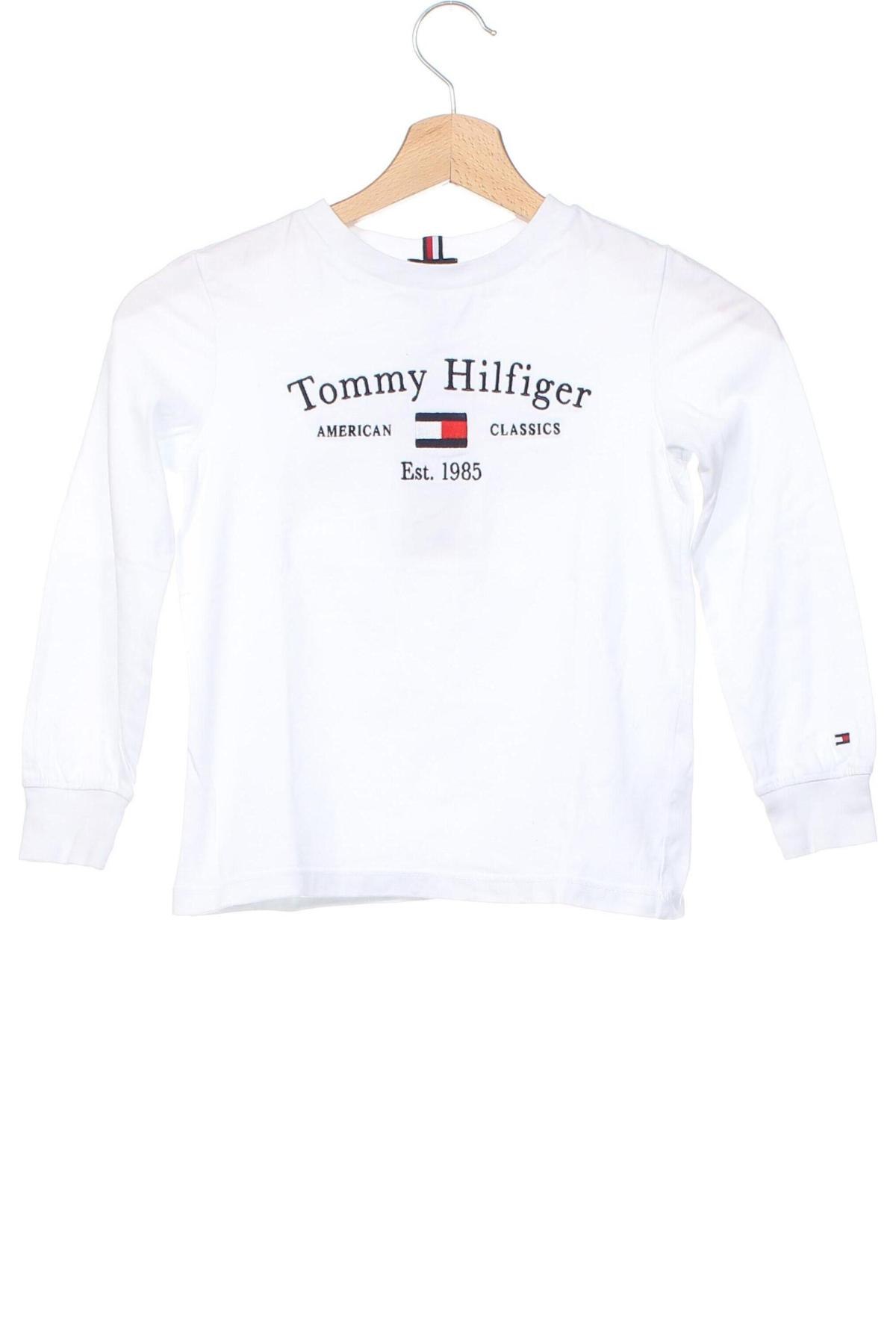 Kinder Shirt Tommy Hilfiger, Größe 9-10y/ 140-146 cm, Farbe Weiß, Preis 31,96 €