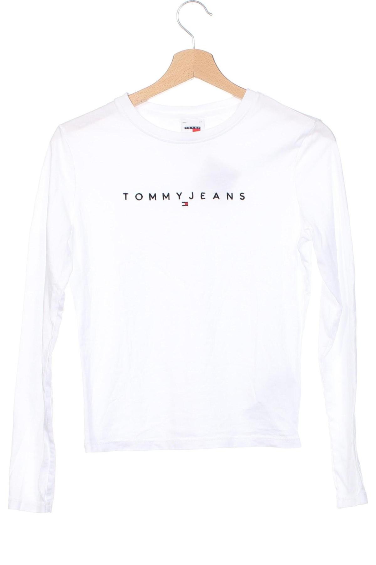 Kinder Shirt Tommy Jeans, Größe 7-8y/ 128-134 cm, Farbe Weiß, Preis 31,96 €