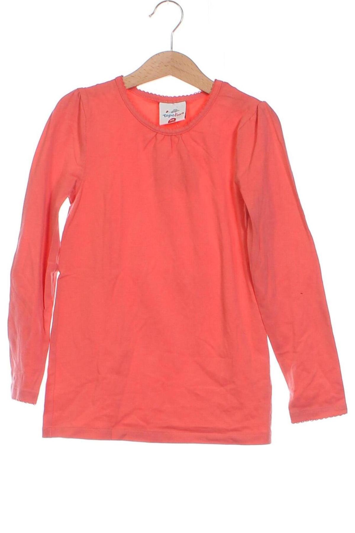 Kinder Shirt Topolino, Größe 6-7y/ 122-128 cm, Farbe Orange, Preis 3,42 €