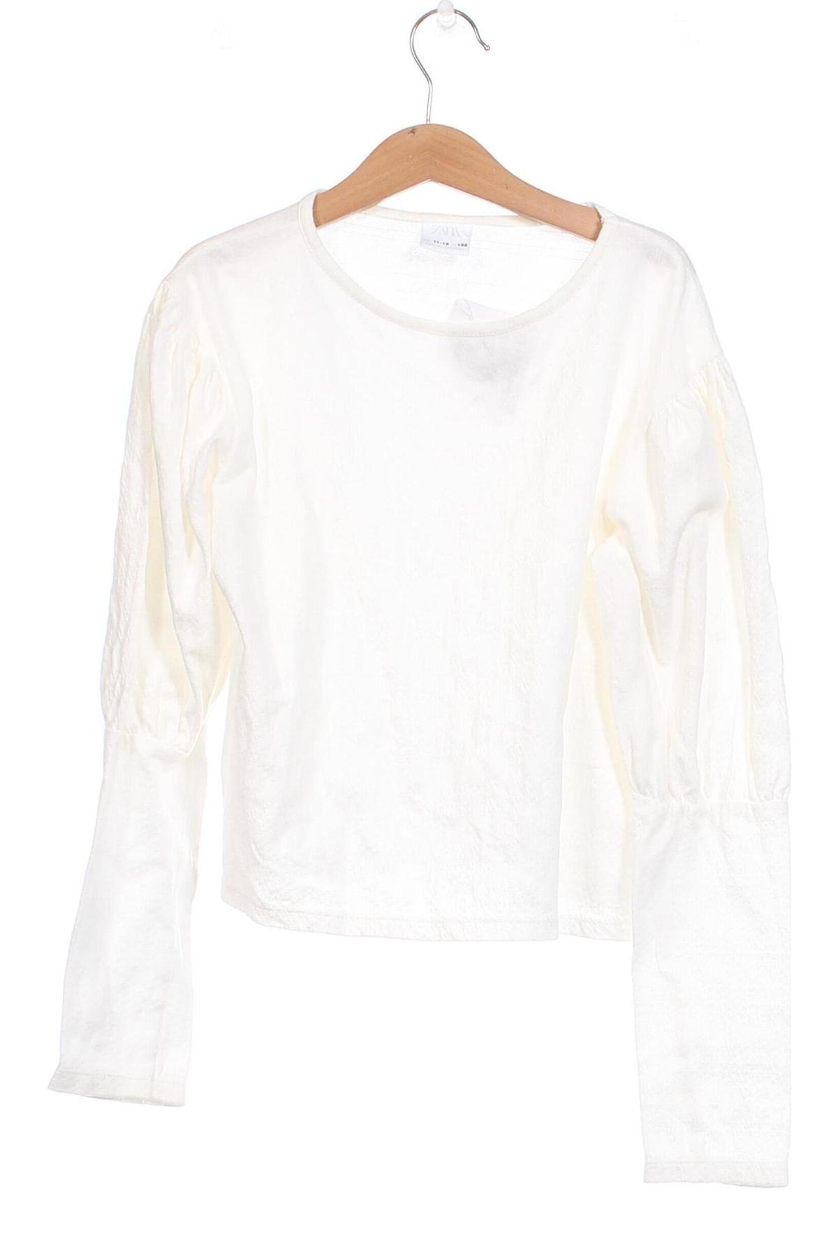 Детска блуза Zara Man, Размер 11-12y/ 152-158 см, Цвят Бял, Цена 7,56 лв.