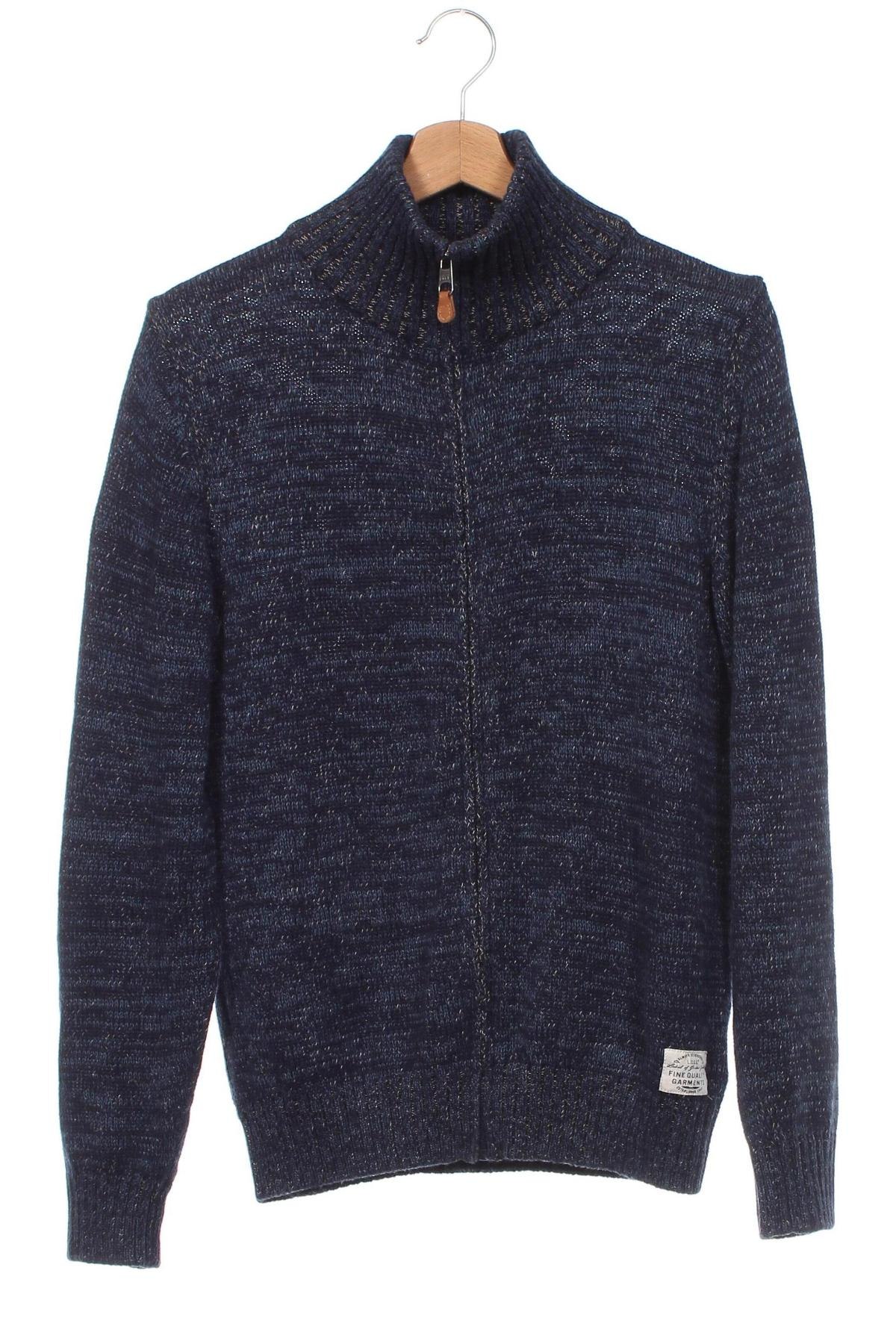 Kinder Strickjacke H&M L.O.G.G., Größe 12-13y/ 158-164 cm, Farbe Blau, Preis 11,83 €