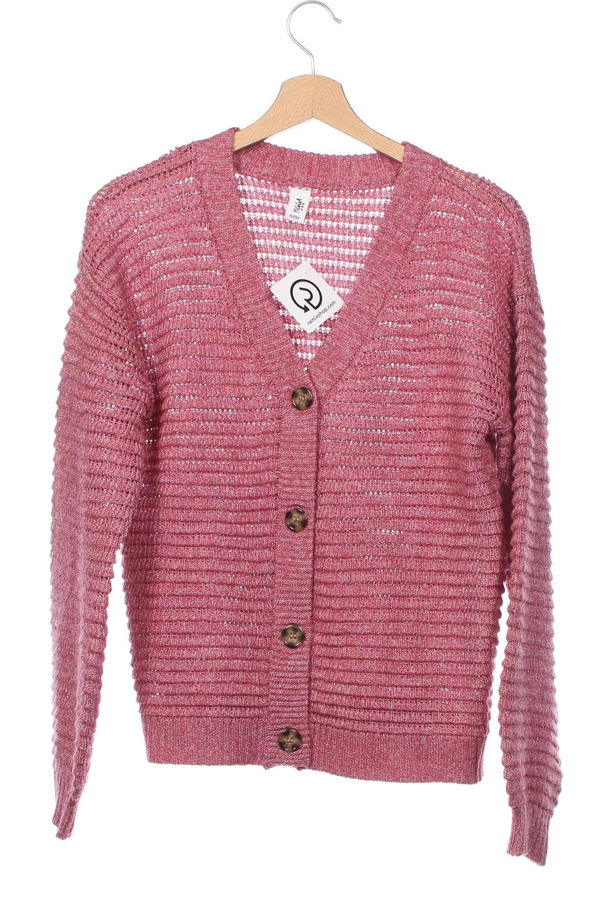 Kinder Strickjacke Yigga, Größe 12-13y/ 158-164 cm, Farbe Rosa, Preis € 5,21