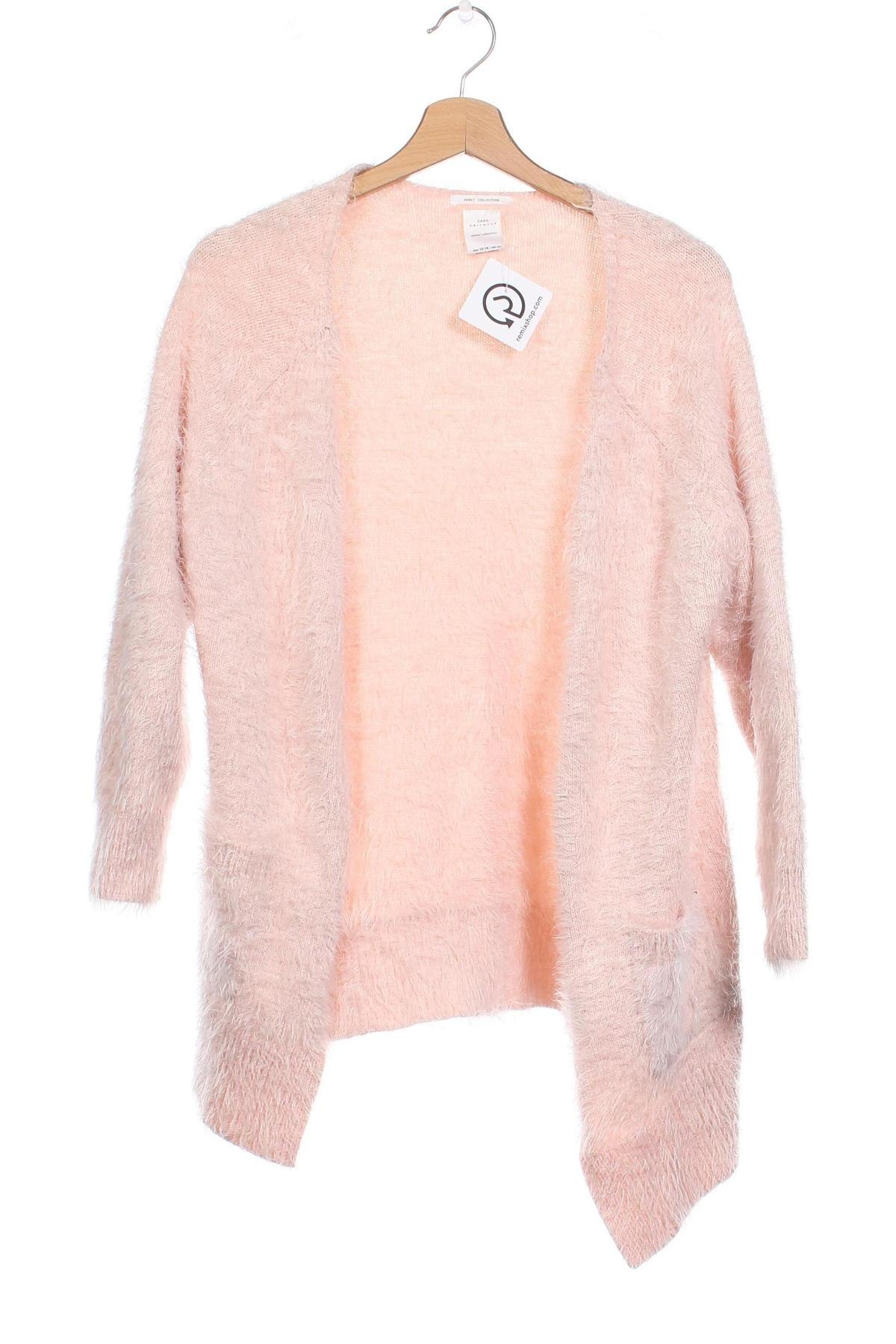 Kinder Strickjacke Zara, Größe 13-14y/ 164-168 cm, Farbe Rosa, Preis 6,68 €