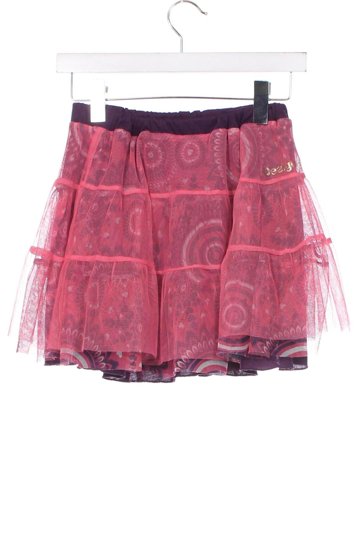 Fustă pentru copii Desigual, Mărime 10-11y/ 146-152 cm, Culoare Roz, Preț 69,69 Lei