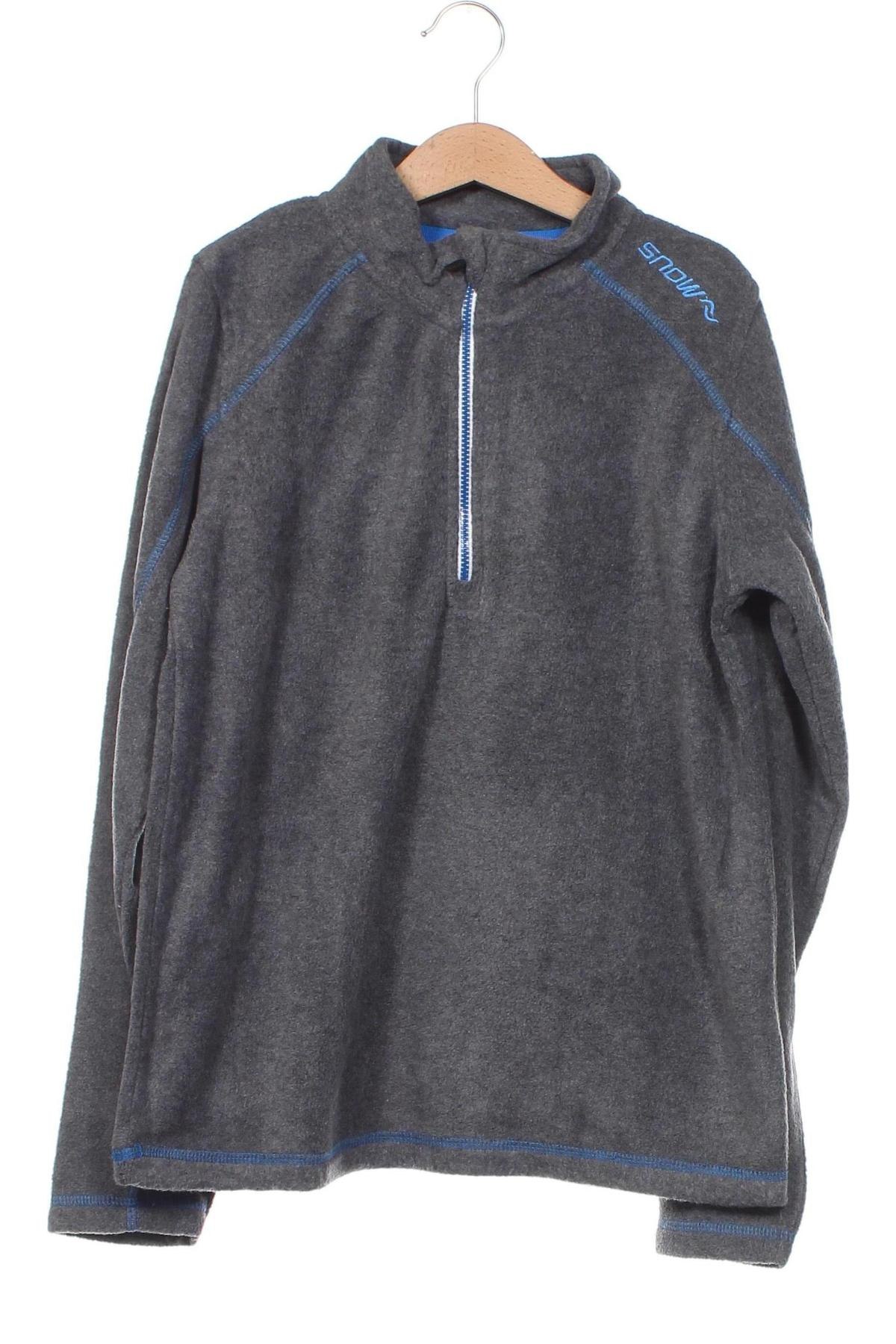 Kinder Fleece Shirt Crivit, Größe 10-11y/ 146-152 cm, Farbe Grau, Preis 7,66 €