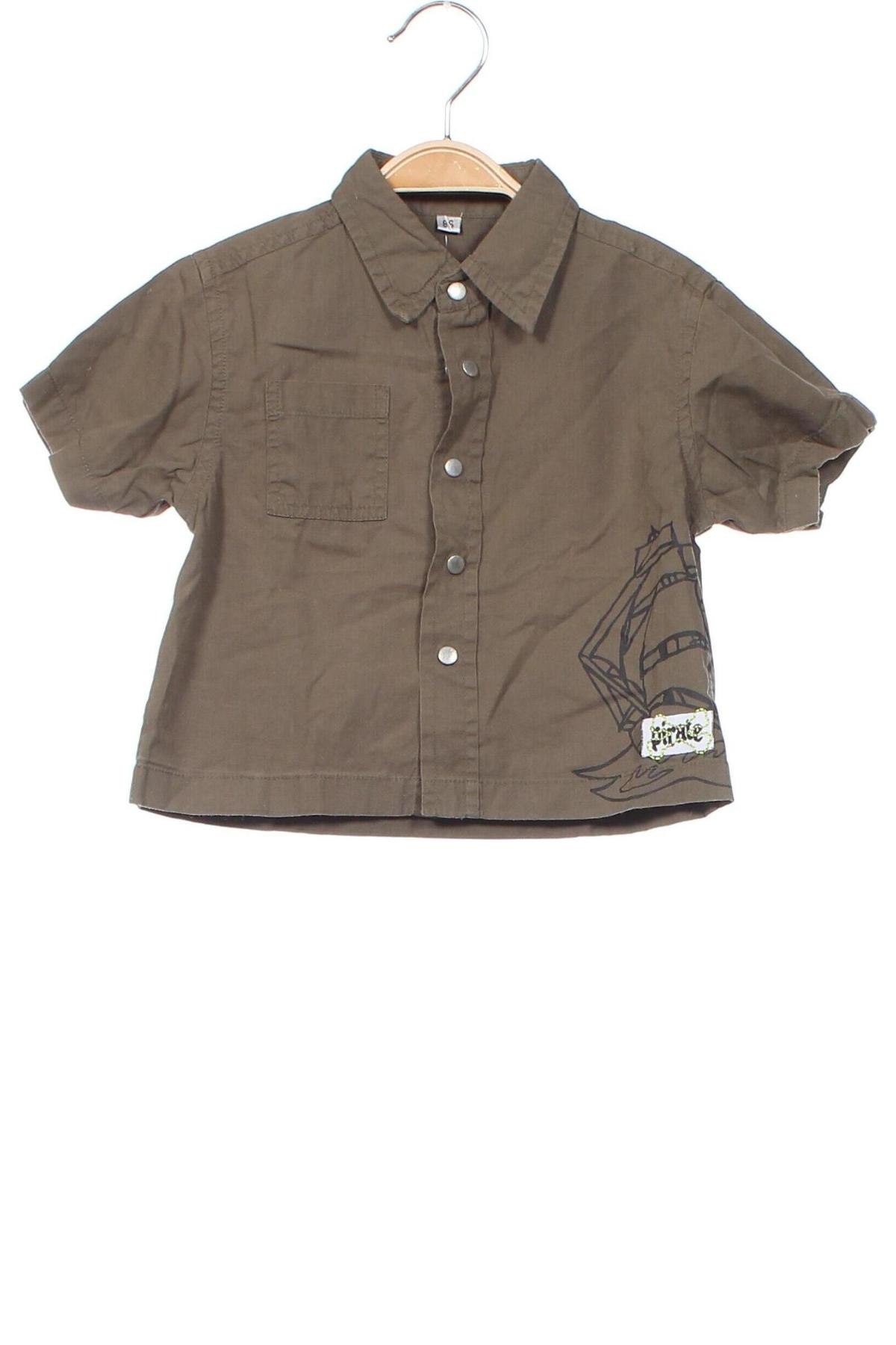 Παιδικό πουκάμισο, Μέγεθος 18-24m/ 86-98 εκ., Χρώμα Πράσινο, Τιμή 3,43 €