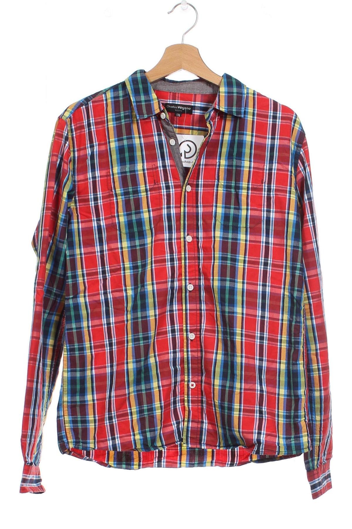 Παιδικό πουκάμισο Charles Vogele, Μέγεθος 15-18y/ 170-176 εκ., Χρώμα Πολύχρωμο, Τιμή 2,11 €