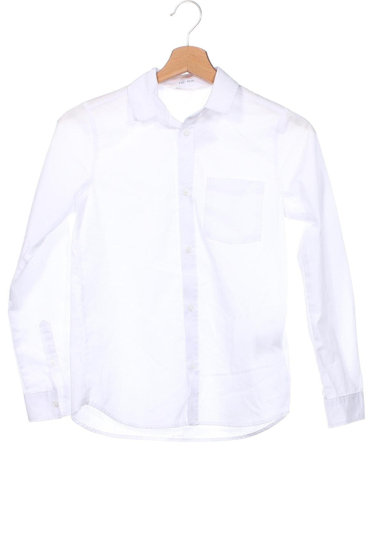 Kinderhemd H&M, Größe 10-11y/ 146-152 cm, Farbe Weiß, Preis € 6,14