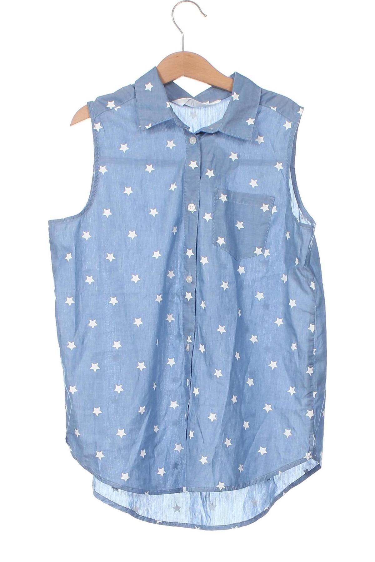 Dziecięca koszula H&M, Rozmiar 11-12y/ 152-158 cm, Kolor Niebieski, Cena 14,25 zł