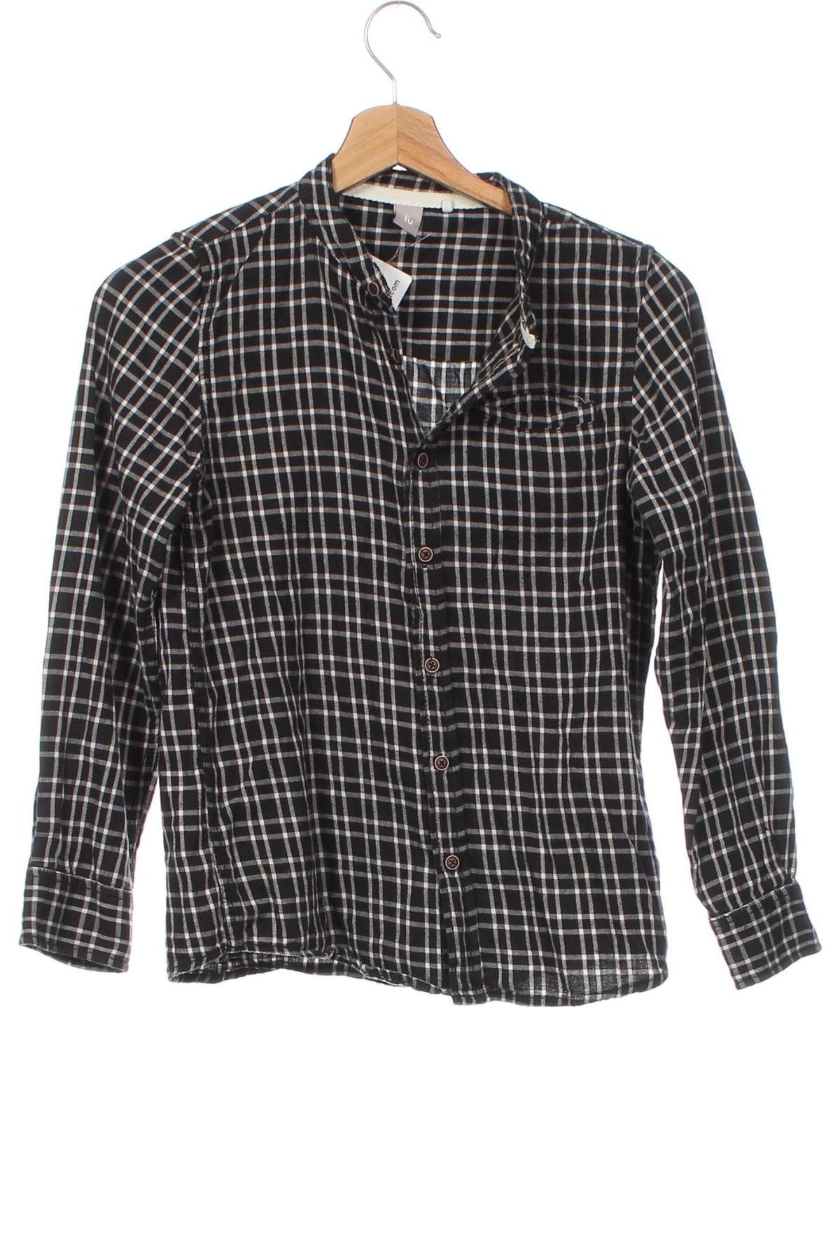 Παιδικό πουκάμισο Tu, Μέγεθος 10-11y/ 146-152 εκ., Χρώμα Μαύρο, Τιμή 3,45 €