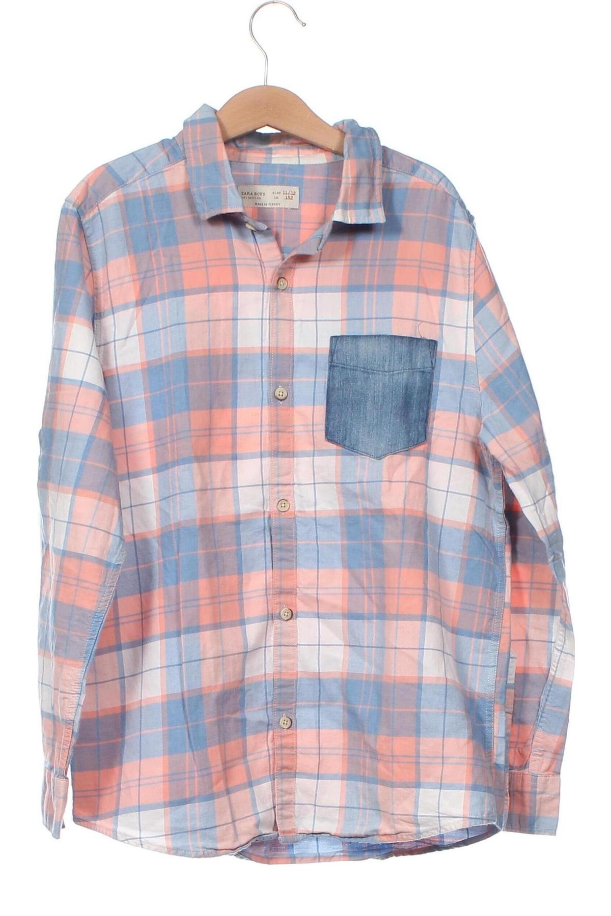 Παιδικό πουκάμισο Zara, Μέγεθος 11-12y/ 152-158 εκ., Χρώμα Πολύχρωμο, Τιμή 3,65 €