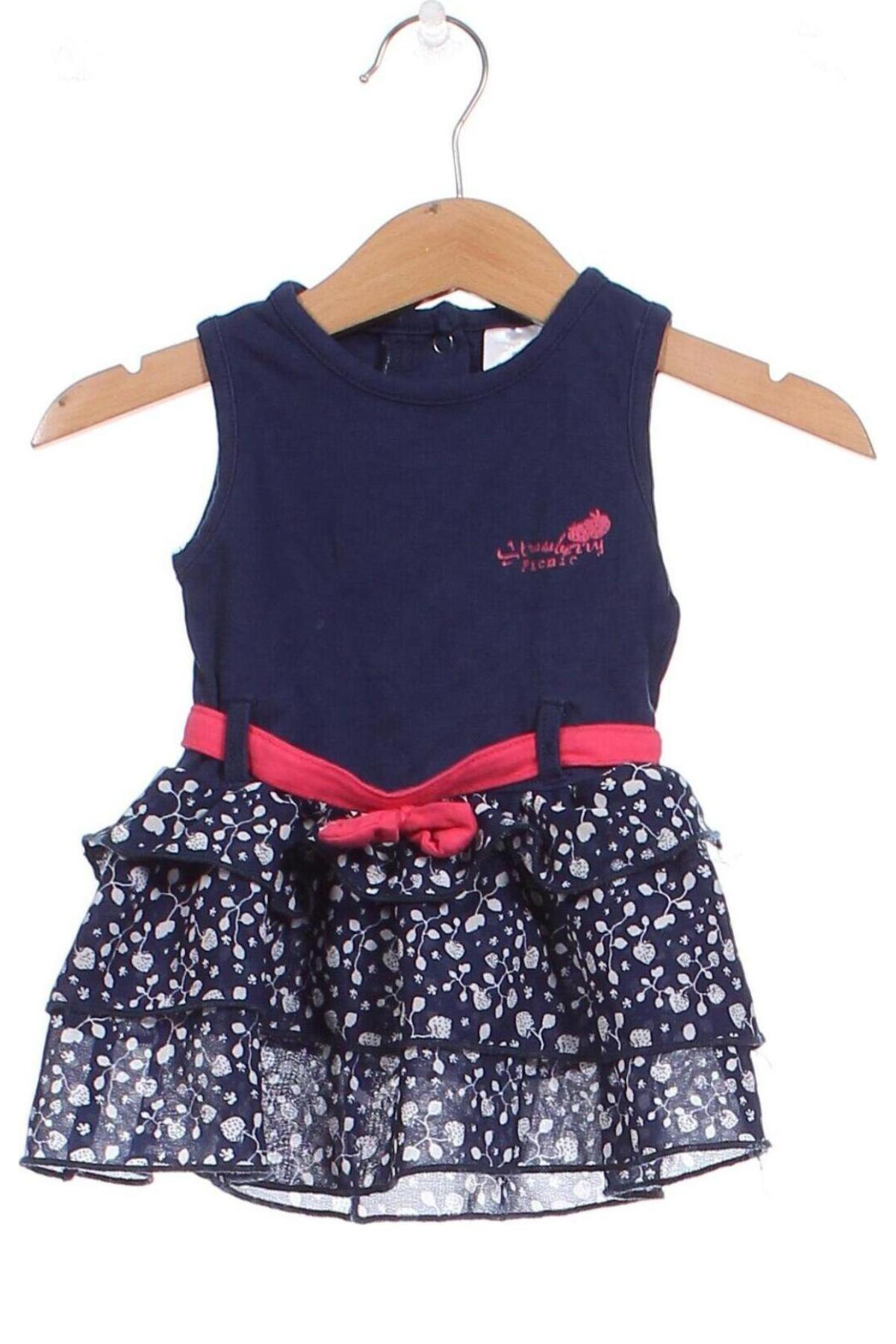 Rochie pentru copii, Mărime 3-6m/ 62-68 cm, Culoare Albastru, Preț 33,44 Lei