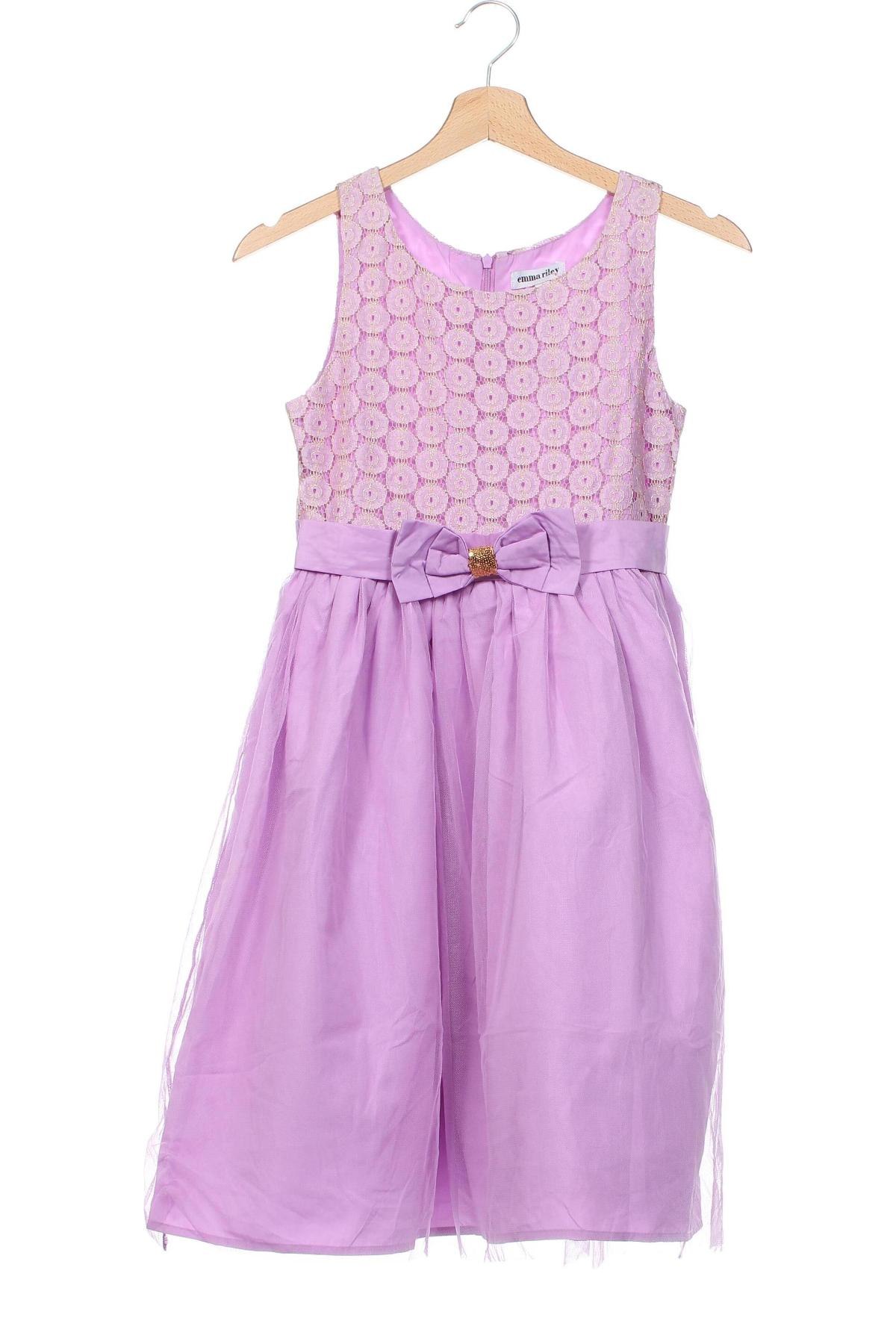 Детска рокля, Размер 13-14y/ 164-168 см, Цвят Лилав, Цена 32,00 лв.