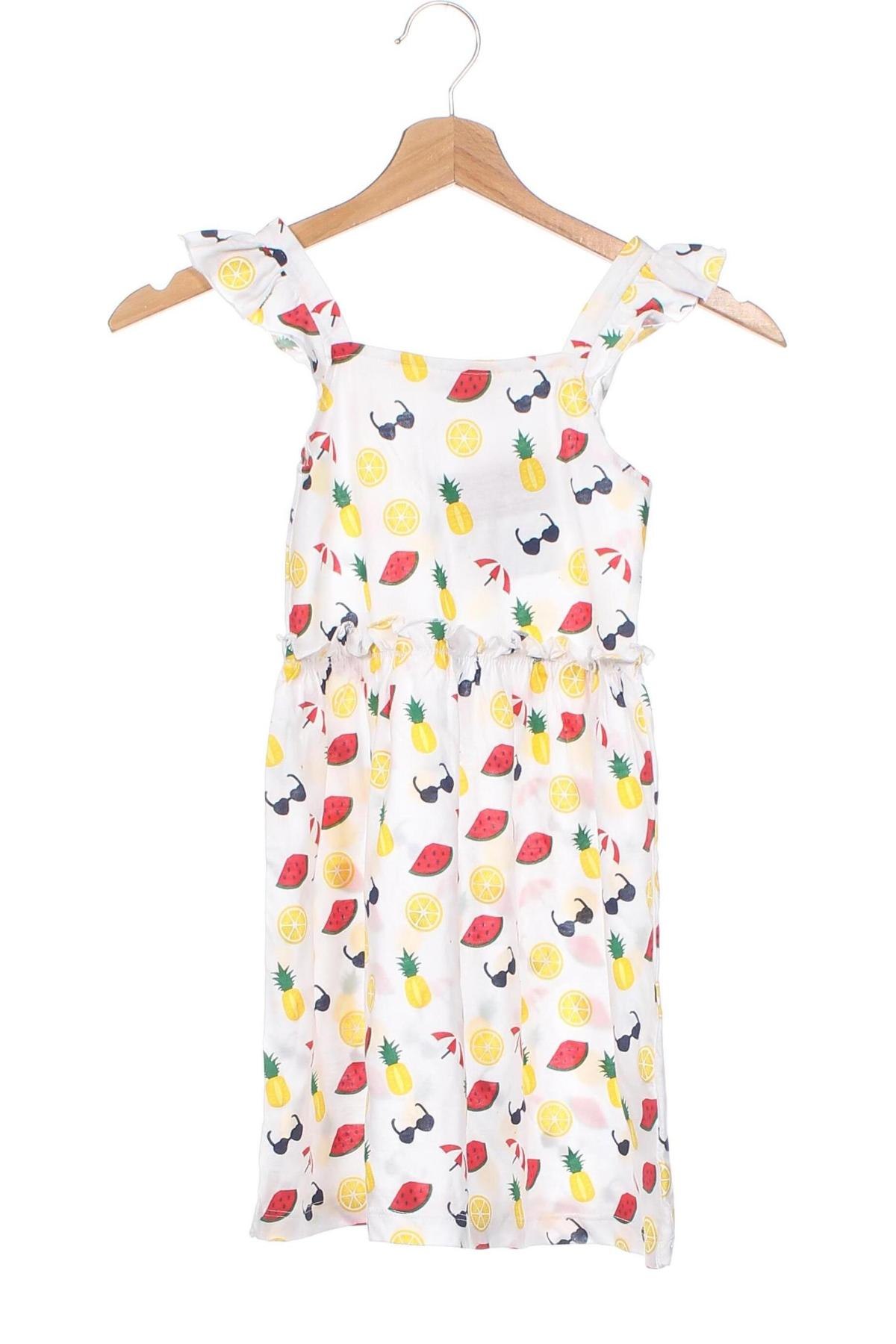 Kinderkleid, Größe 5-6y/ 116-122 cm, Farbe Weiß, Preis 18,45 €