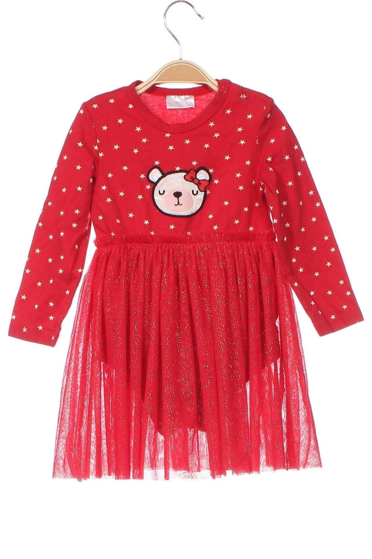 Kinderkleid, Größe 12-18m/ 80-86 cm, Farbe Rot, Preis 16,04 €