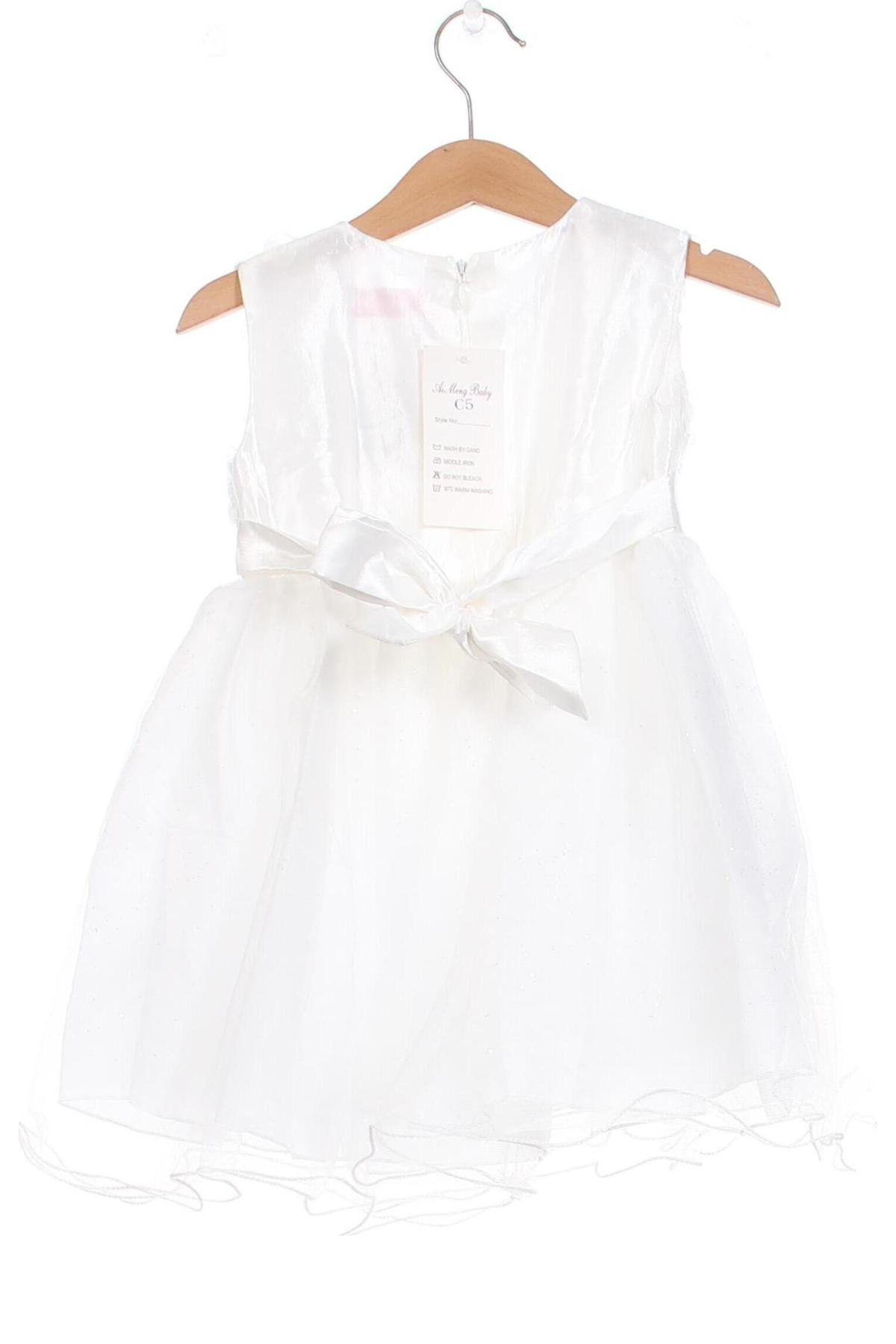 Παιδικό φόρεμα, Μέγεθος 18-24m/ 86-98 εκ., Χρώμα Λευκό, Τιμή 22,10 €