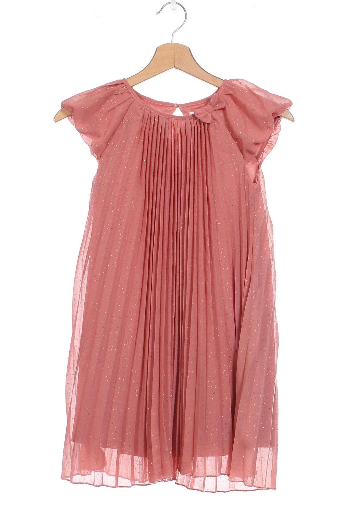 Детска рокля C&A, Размер 7-8y/ 128-134 см, Цвят Розов, Цена 27,83 лв.