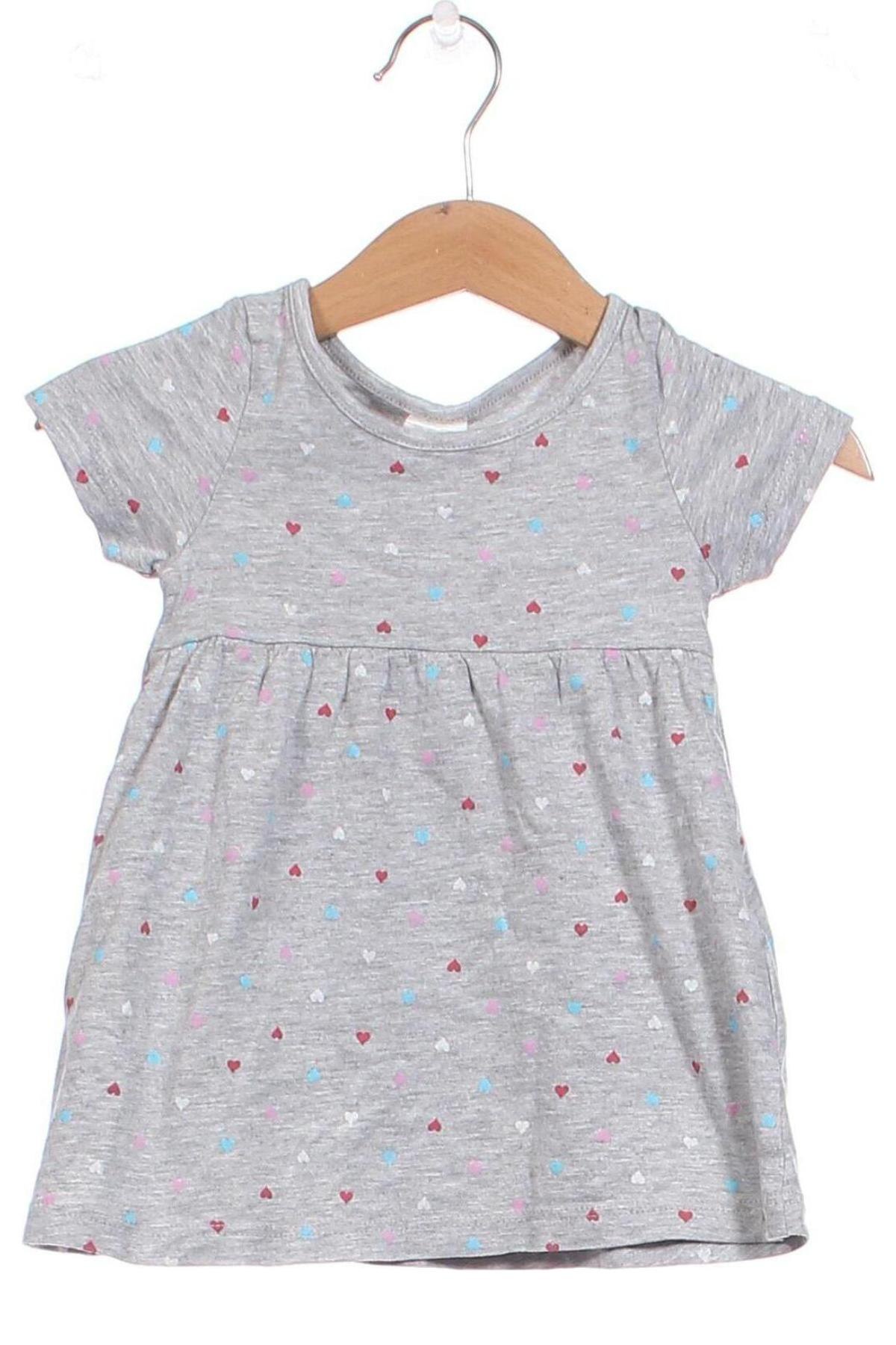 Detské šaty  H&M, Veľkosť 9-12m/ 74-80 cm, Farba Sivá, Cena  9,10 €