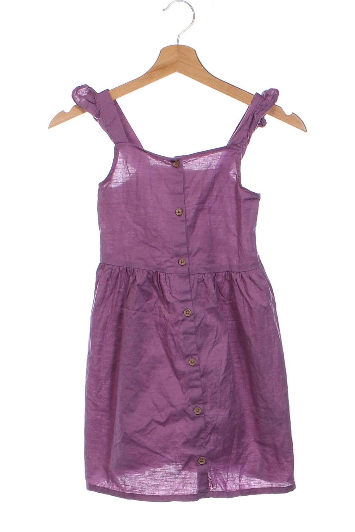 Детска рокля H&M, Размер 6-7y/ 122-128 см, Цвят Лилав, Цена 19,90 лв.