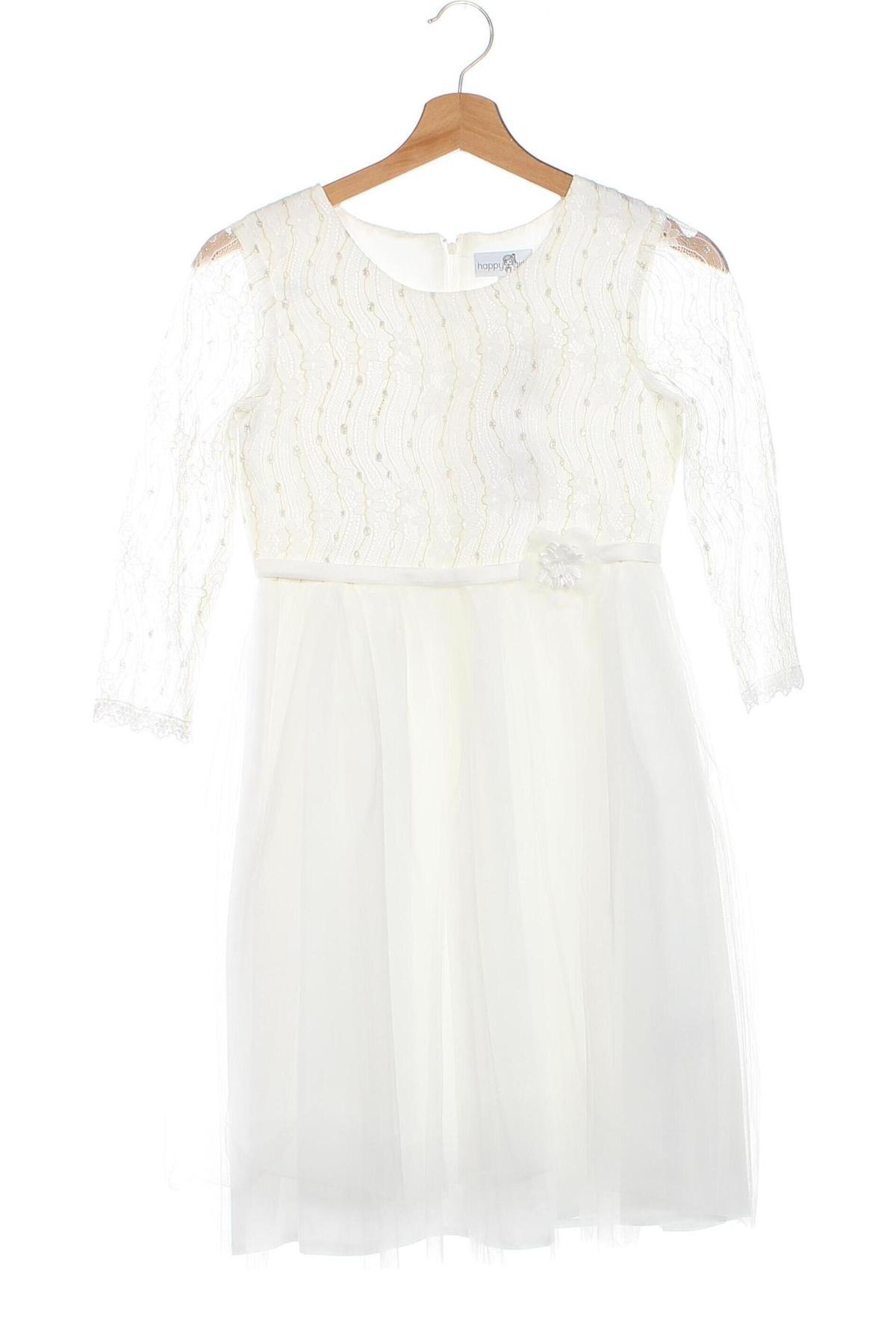 Παιδικό φόρεμα Happy Girls By Eisend, Μέγεθος 9-10y/ 140-146 εκ., Χρώμα Λευκό, Τιμή 30,67 €
