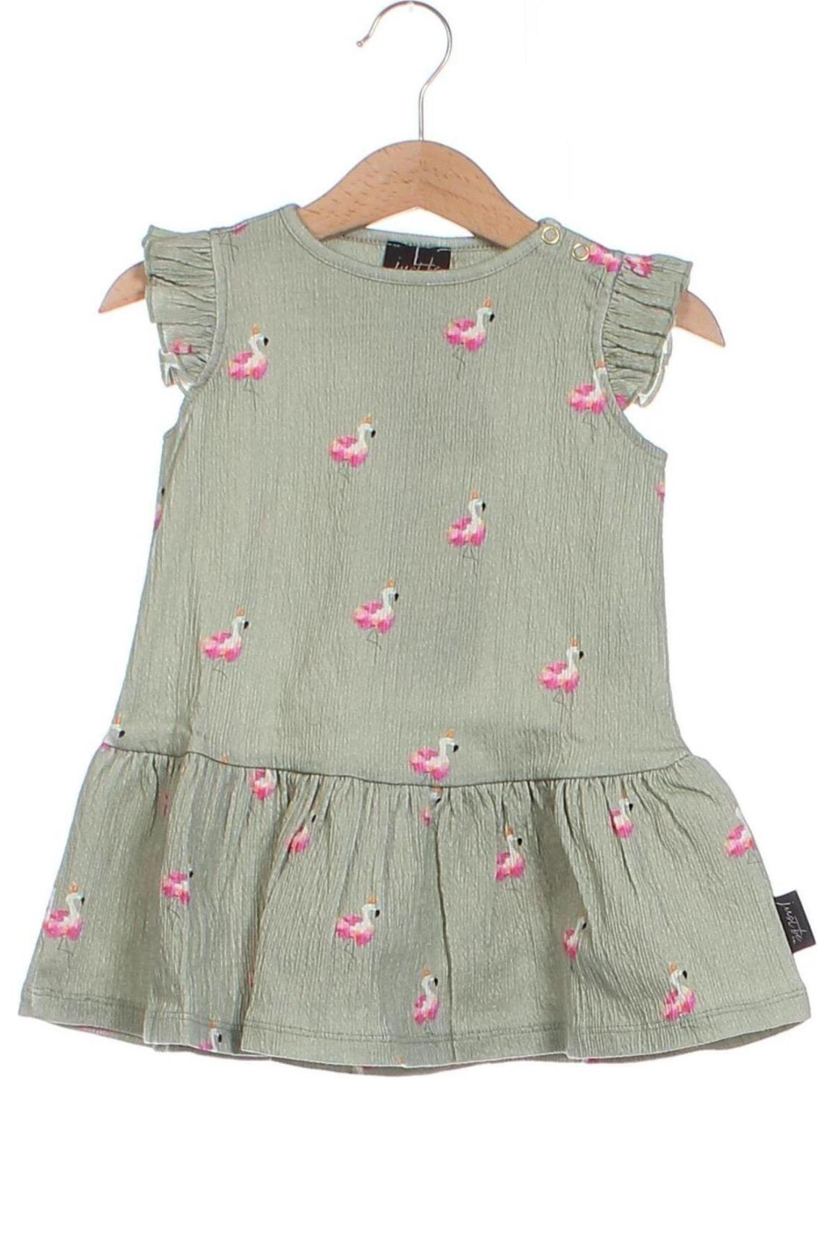 Kinderkleid Just Be, Größe 9-12m/ 74-80 cm, Farbe Grün, Preis € 13,20