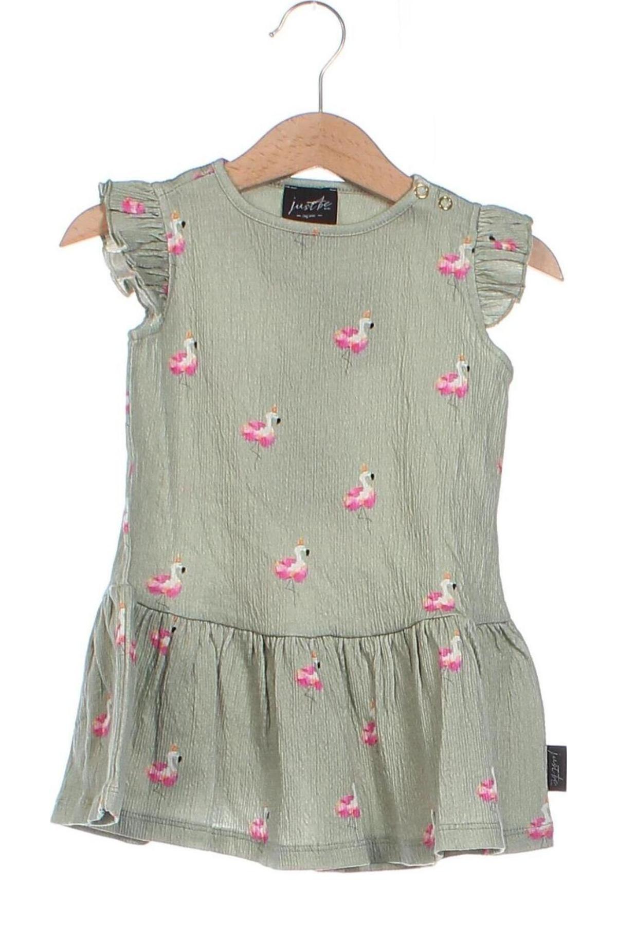 Detské šaty  Just Be, Veľkosť 9-12m/ 74-80 cm, Farba Zelená, Cena  13,20 €